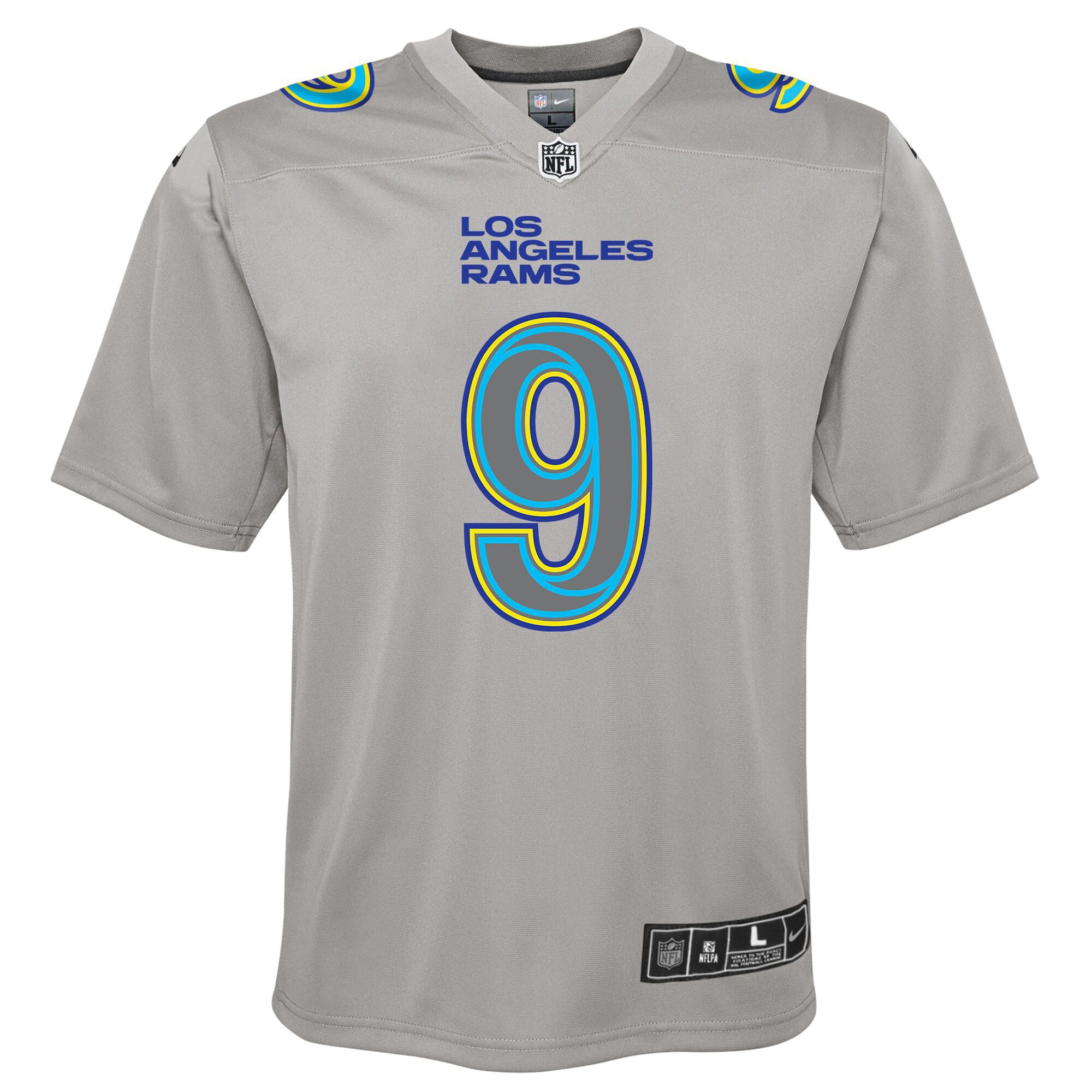 Matthew Stafford Los Angeles RamsYouth Atmosphere Game Jersey - Gray