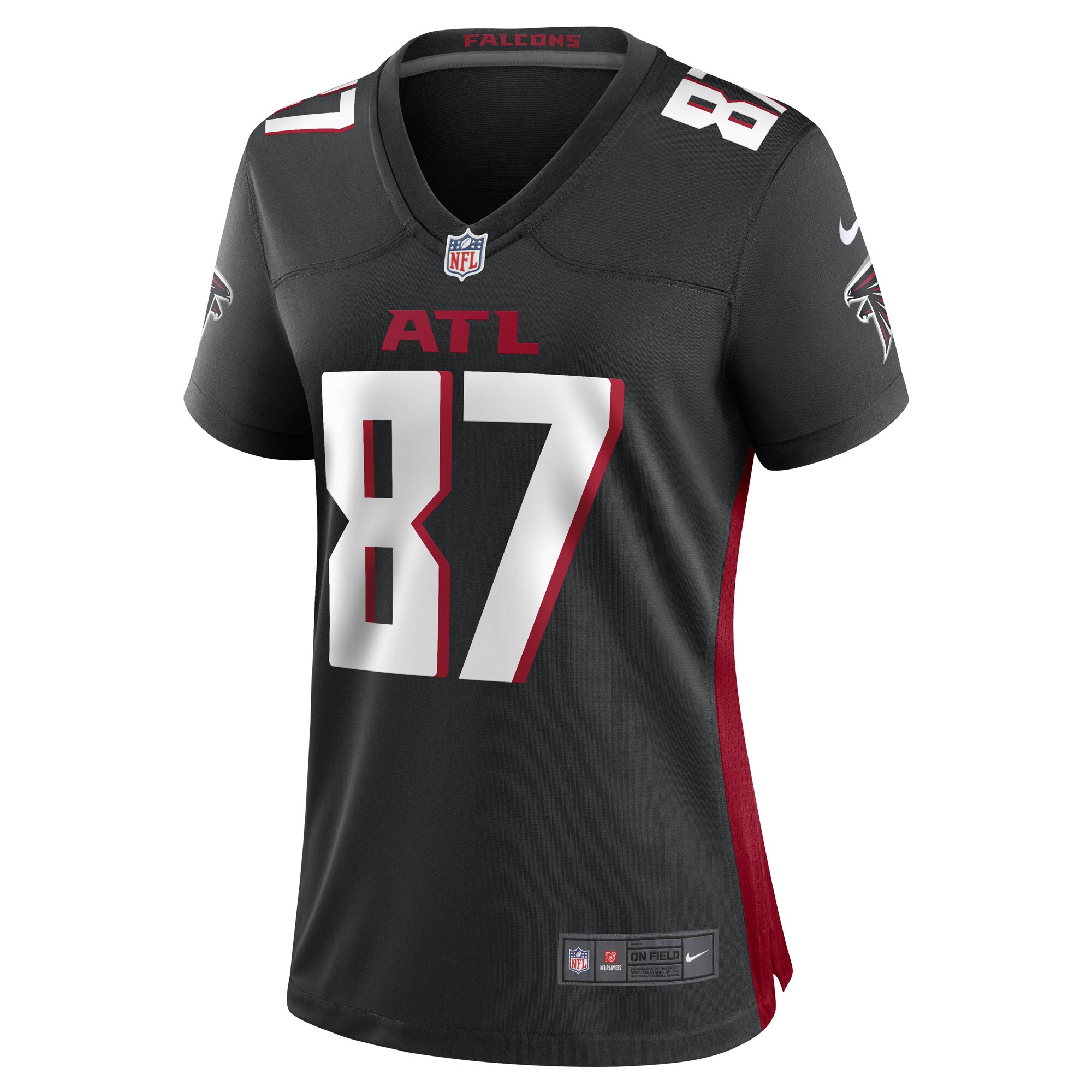 John FitzPatrick Atlanta Falcons Women's Game Player Jersey - Black