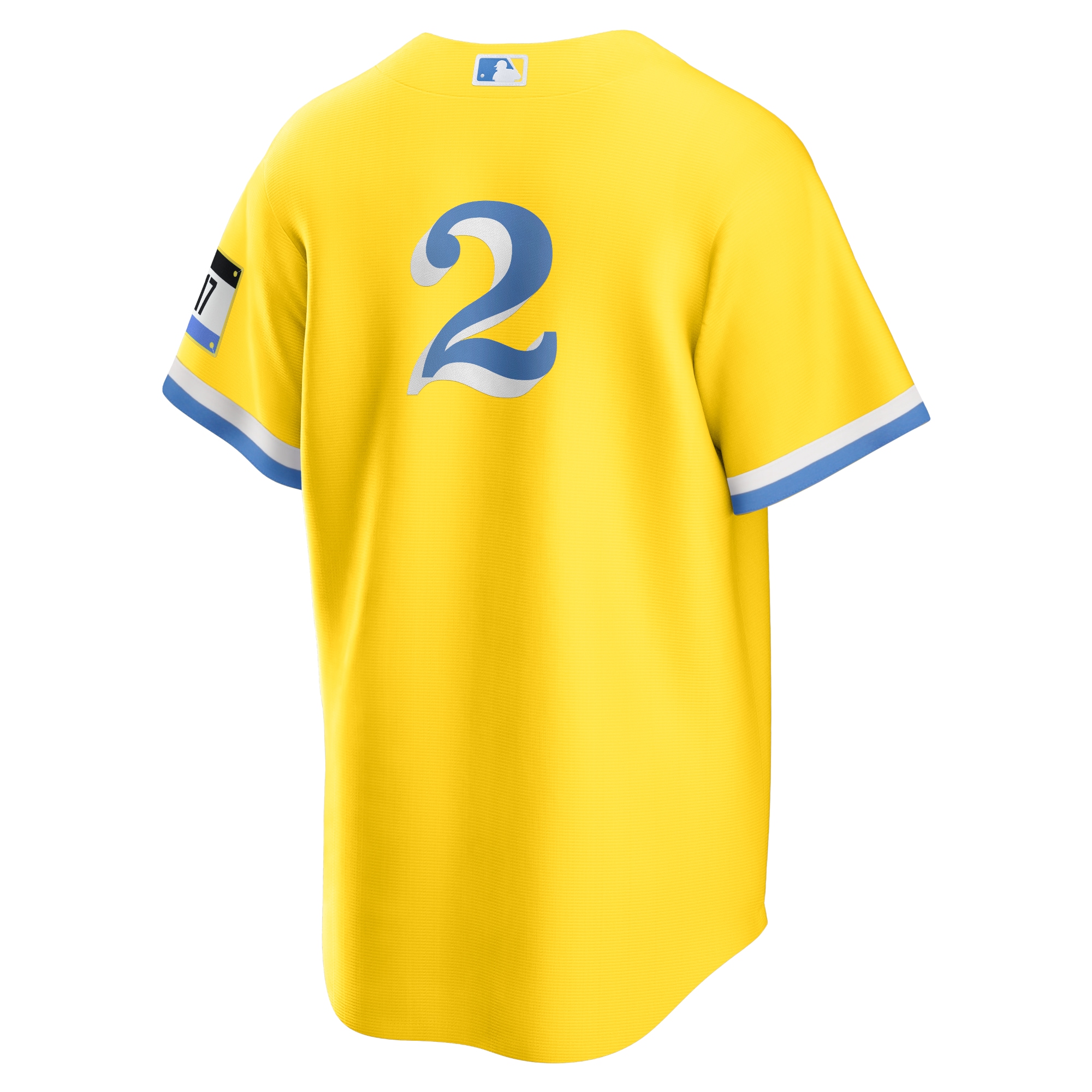 Xander Bogaerts Boston Red SoxCity Connect Replica Player Jersey - Gold/Light Blue