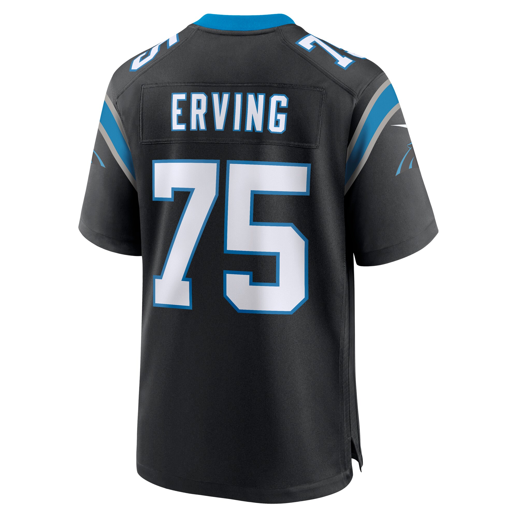 Cameron Erving Carolina PanthersTeam Game Jersey - Black