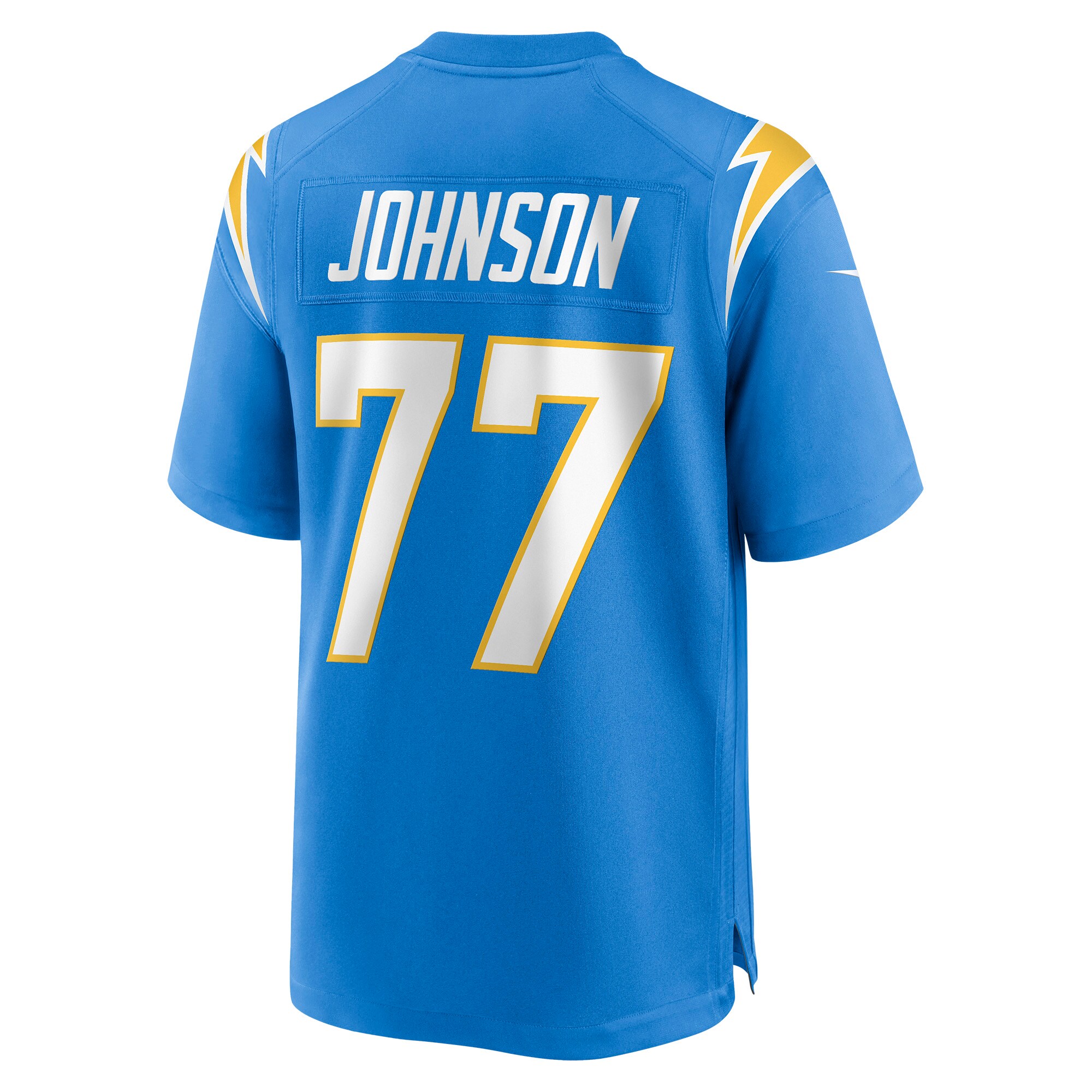 Zion Johnson Los Angeles ChargersPlayer Game Jersey - Powder Blue