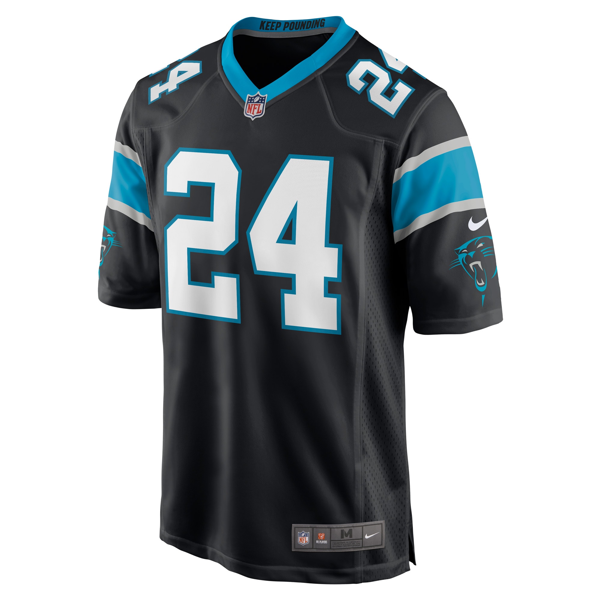 C.J. Henderson Carolina PanthersGame Player Jersey - Black