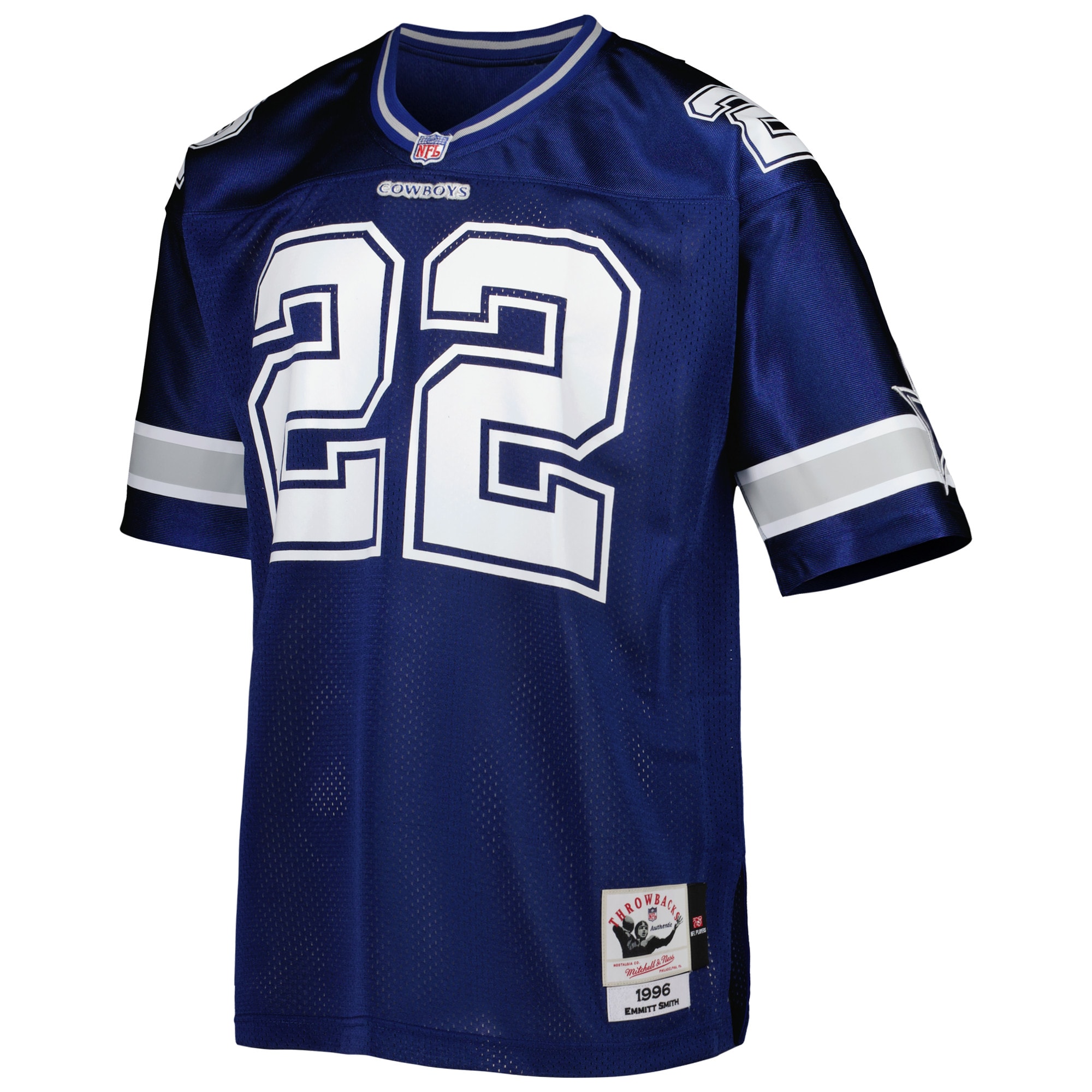 Emmitt Smith Dallas Cowboys Mitchell & Ness 1996 Authentic Retired Player Jersey - Navy