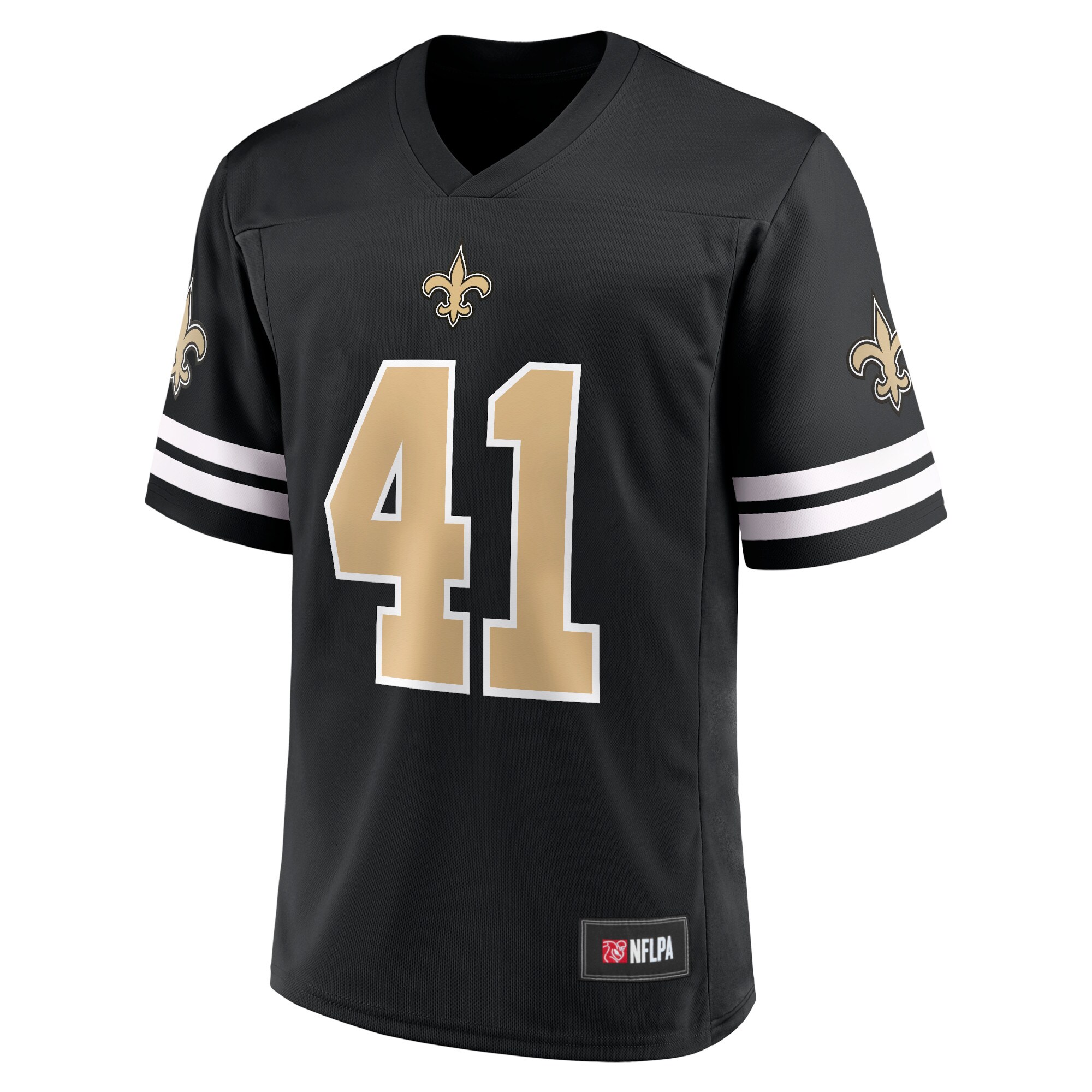 Men's Alvin Kamara Black New Orleans Saints Replica Player Jersey