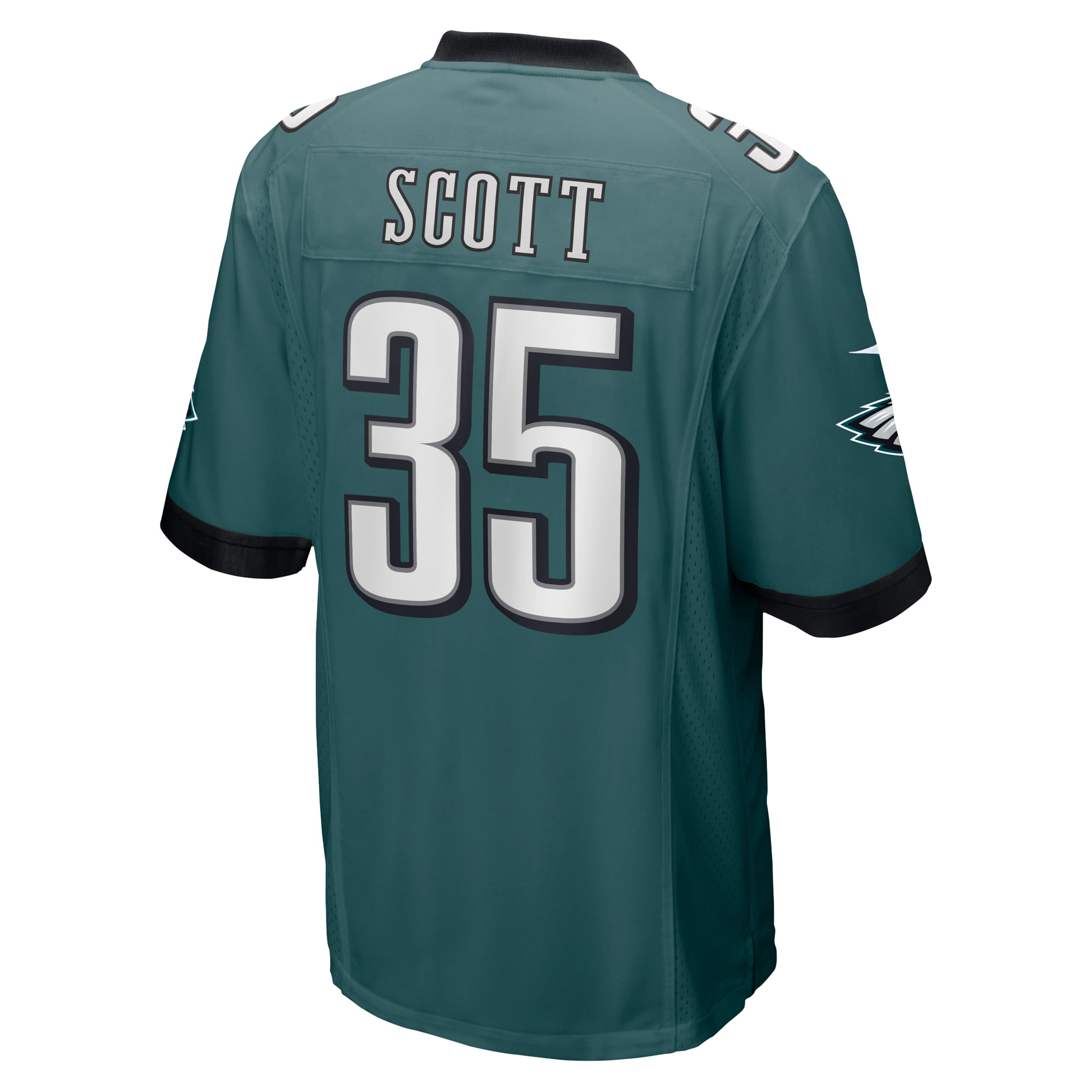 Boston Scott Philadelphia EaglesGame Jersey - Midnight Green