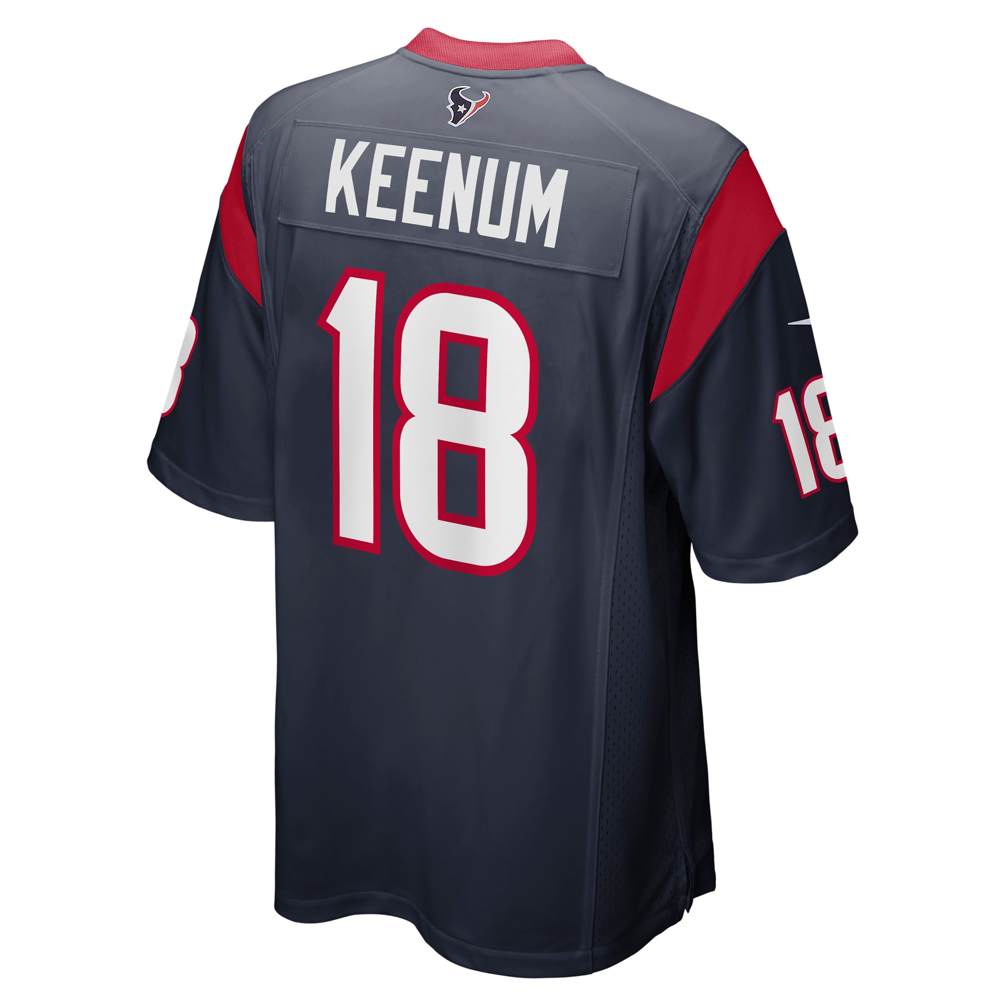 Case Keenum Houston TexansTeam Game Jersey - Navy