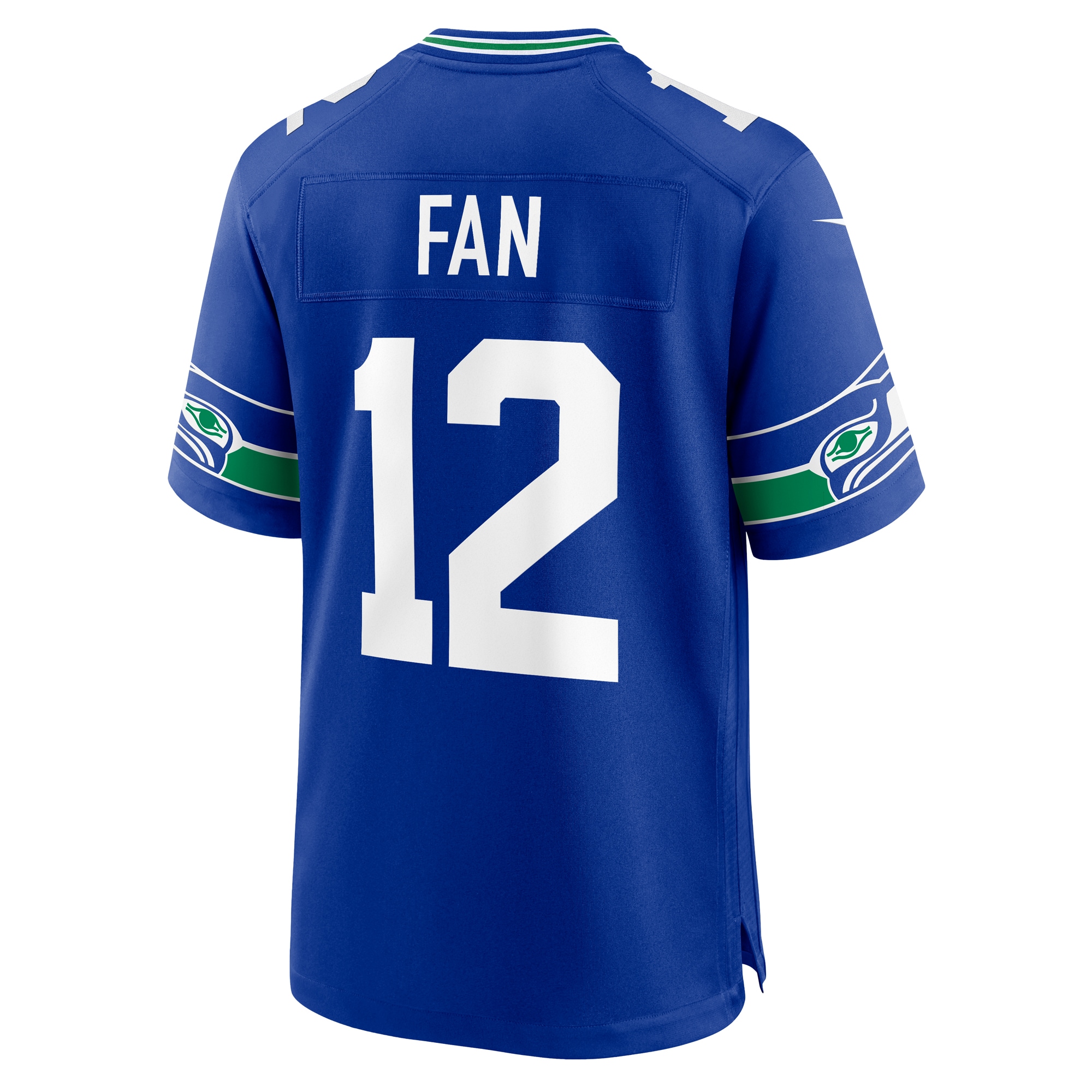 12s Seattle SeahawksThrowback Player Game Jersey - Royal