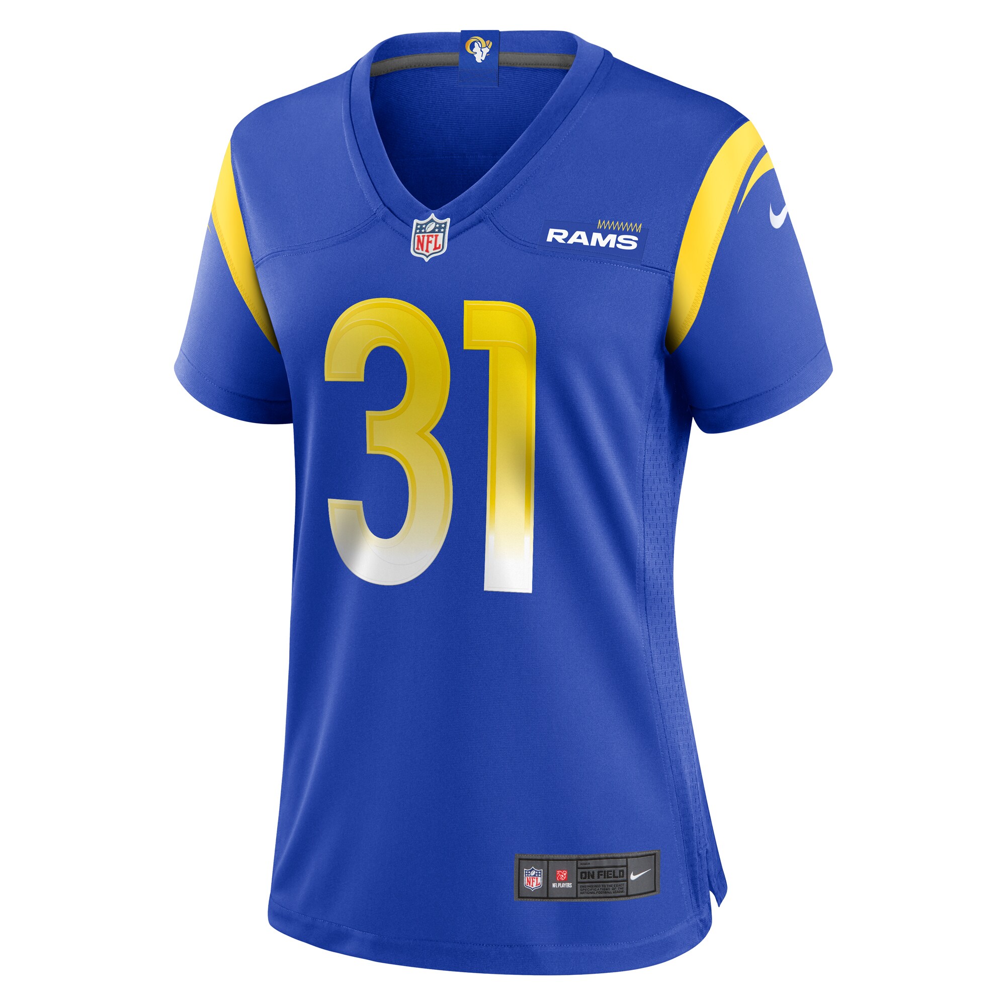 Nick Hampton Los Angeles Rams Women's Home Game Jersey - Royal