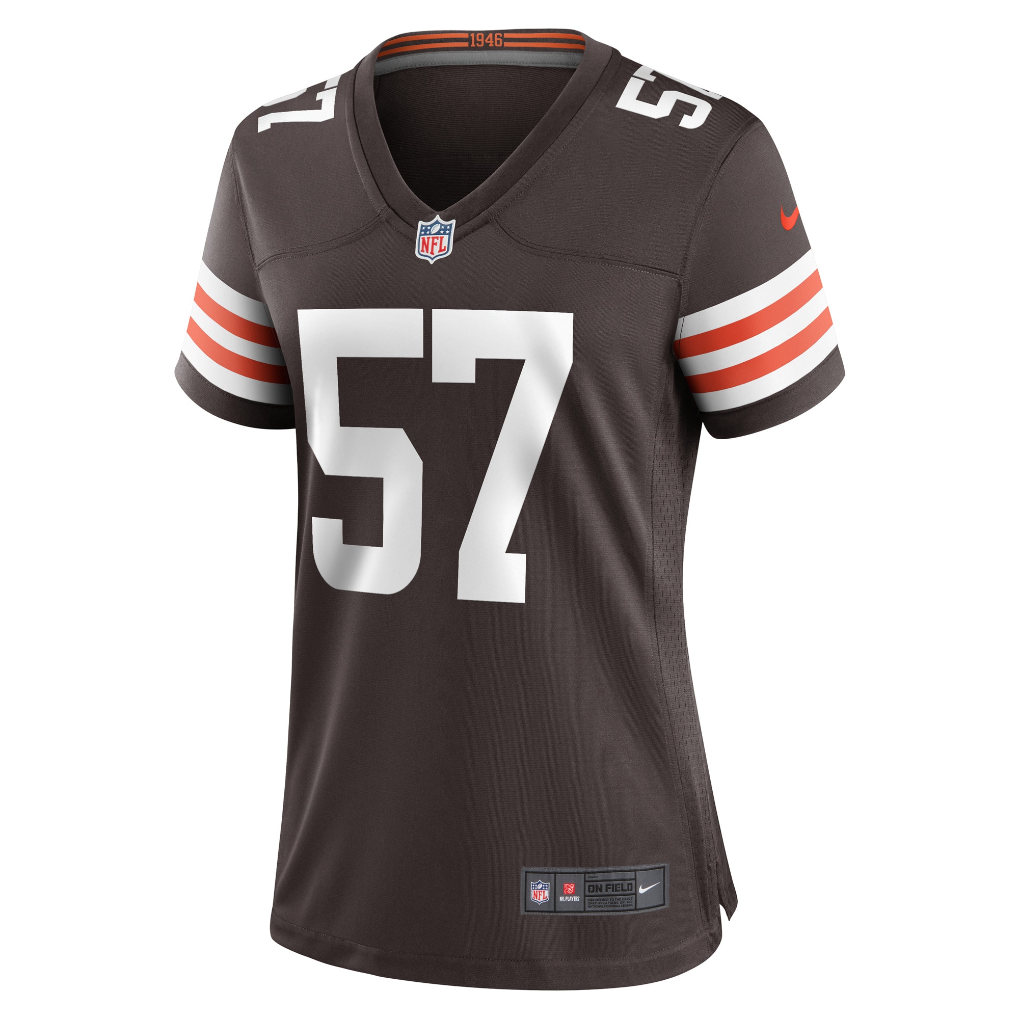 Brock Hoffman Cleveland Browns Women's Game Player Jersey - Brown