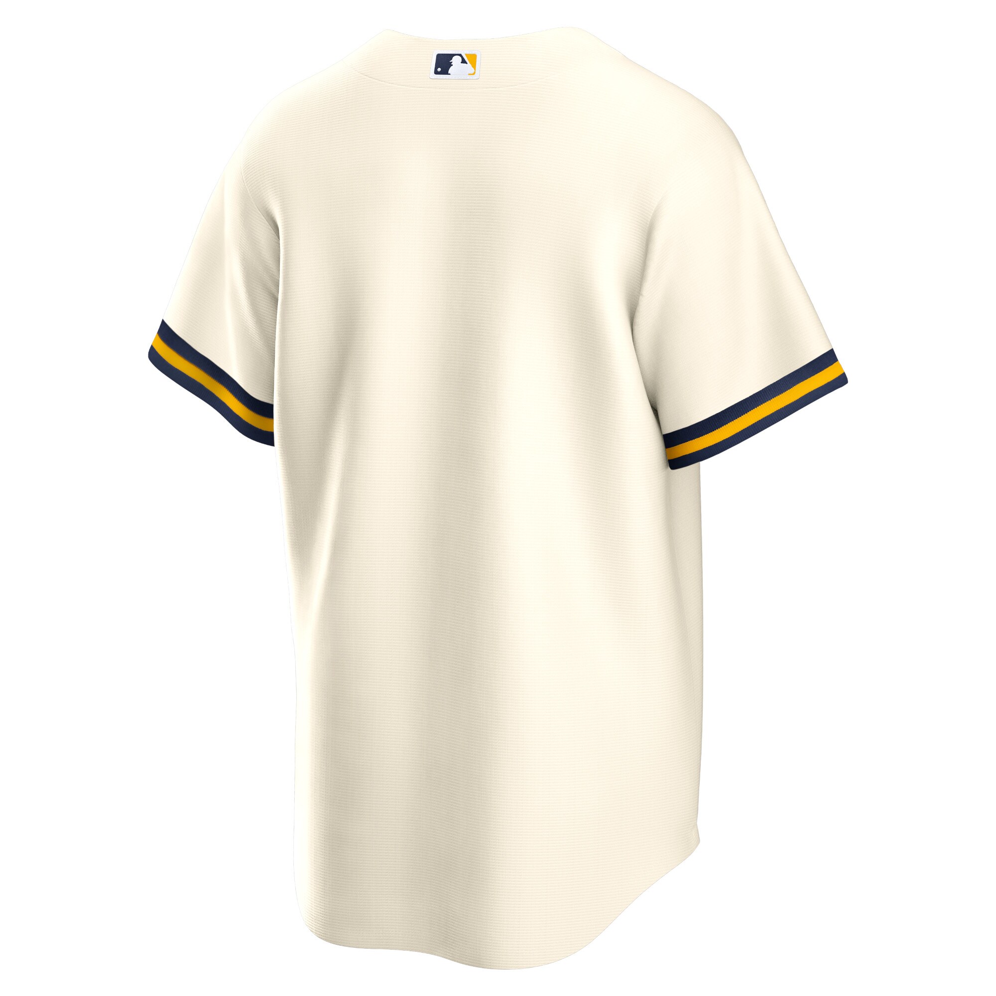 Milwaukee BrewersHome Blank Replica Jersey - Cream