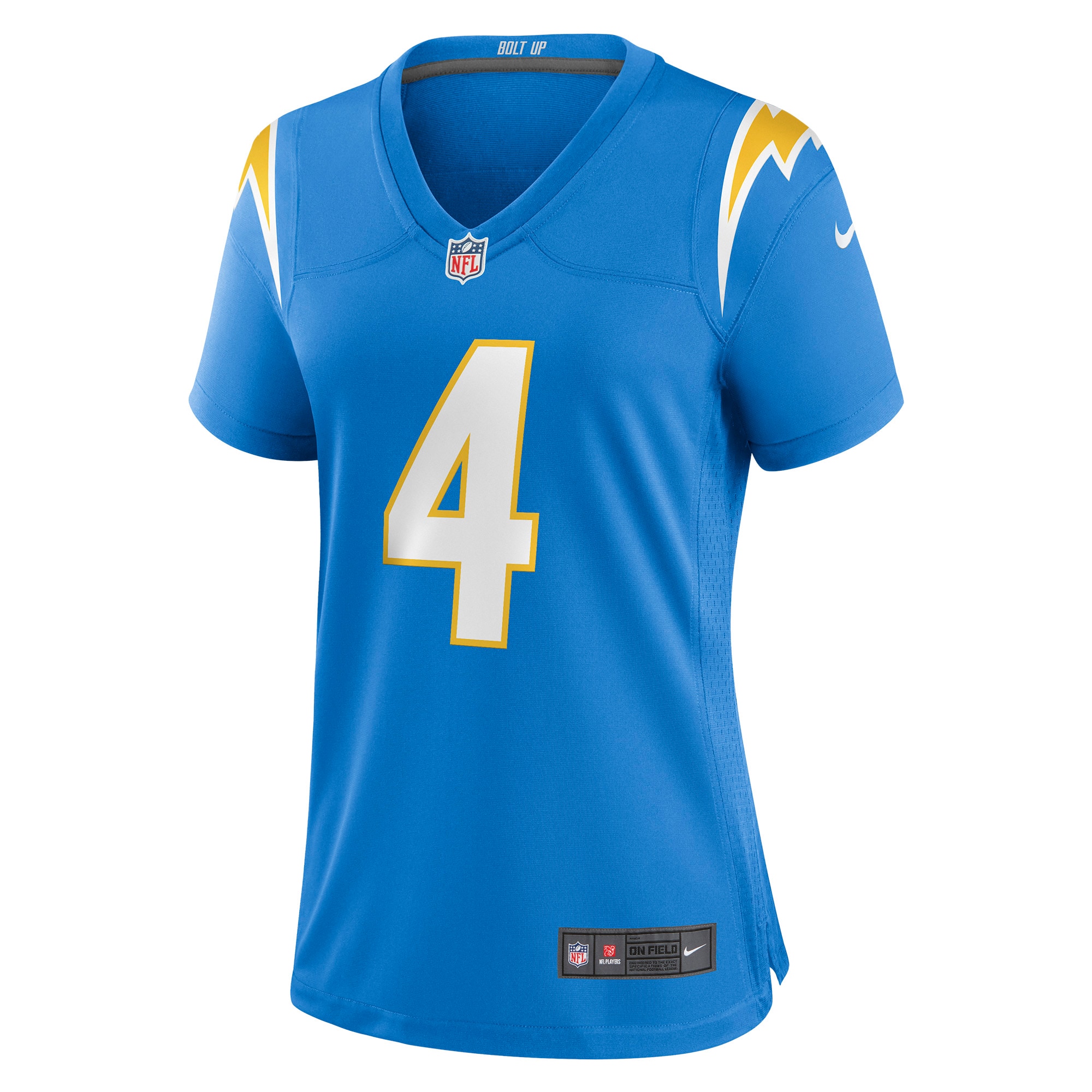 Chase Daniel Los Angeles Chargers Women's Game Jersey - Powder Blue