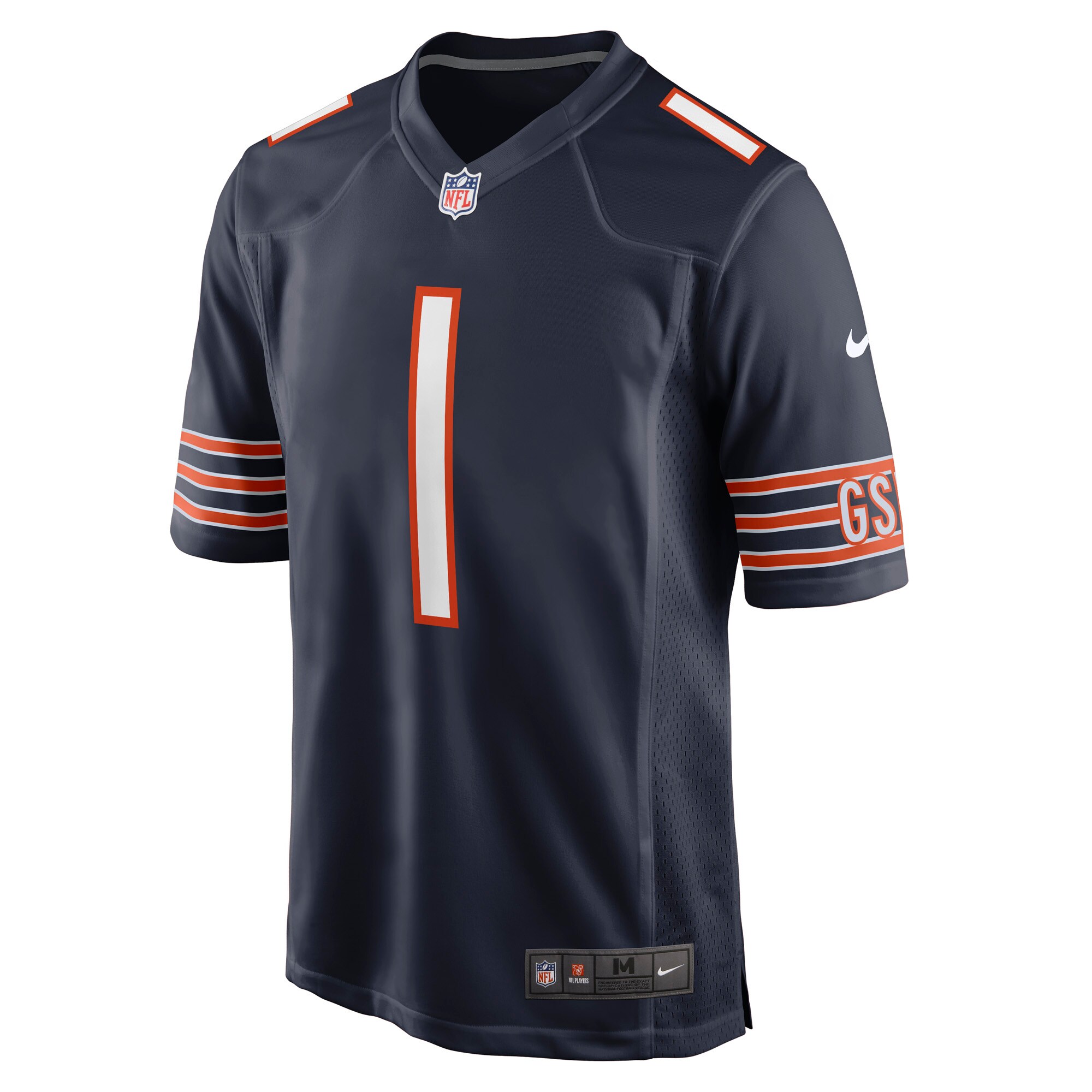 Justin Fields Chicago BearsYouth Game Jersey - Navy