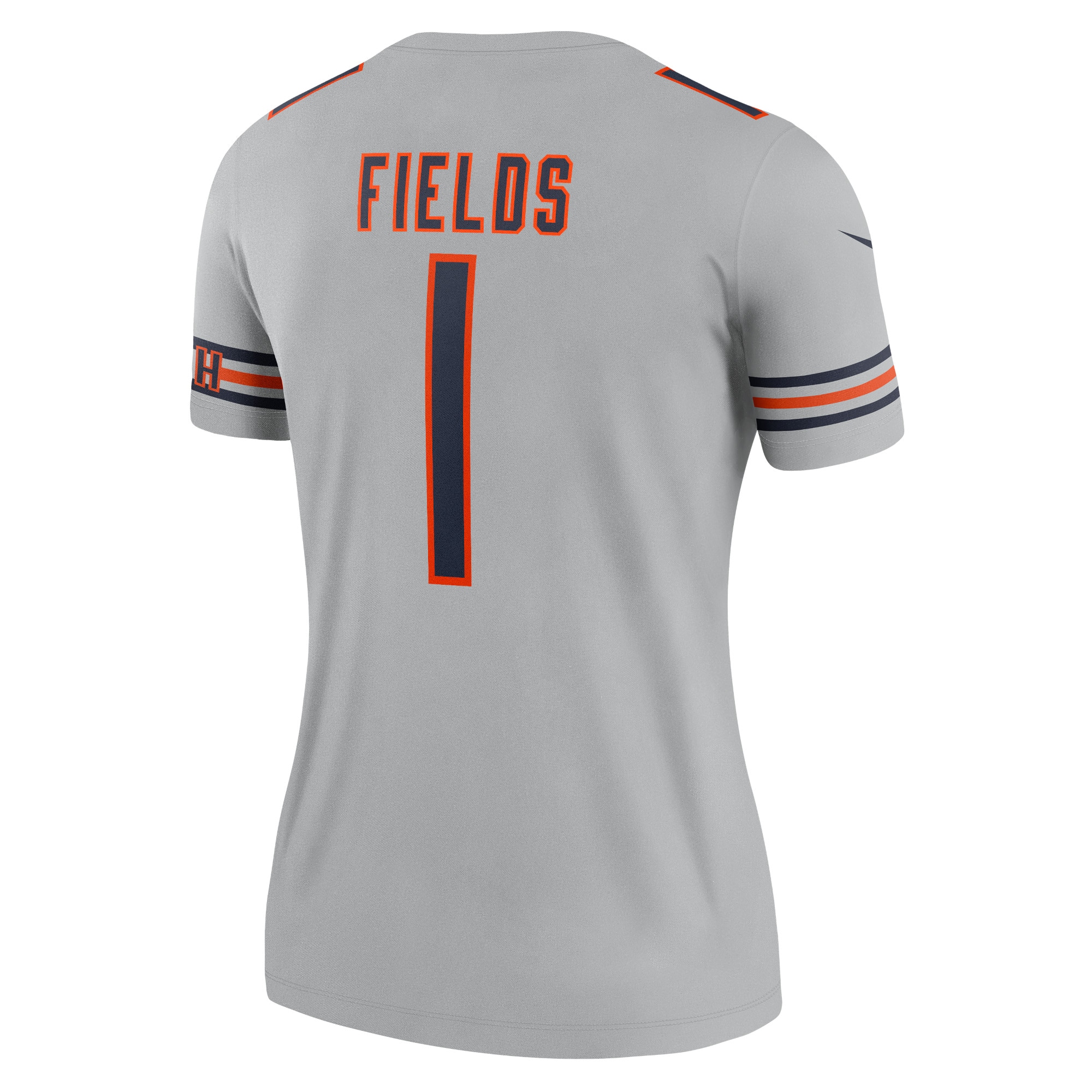 Justin Fields Chicago Bears Women's Inverted Legend Jersey - Gray