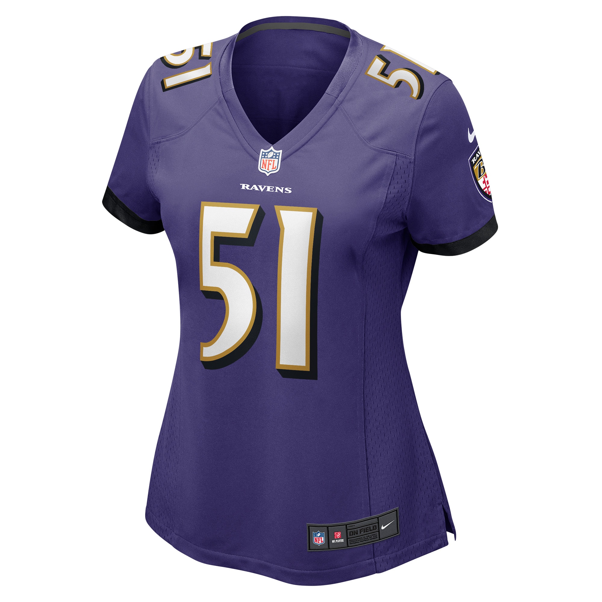 Josh Ross Baltimore Ravens Women's Game Player Jersey - Purple