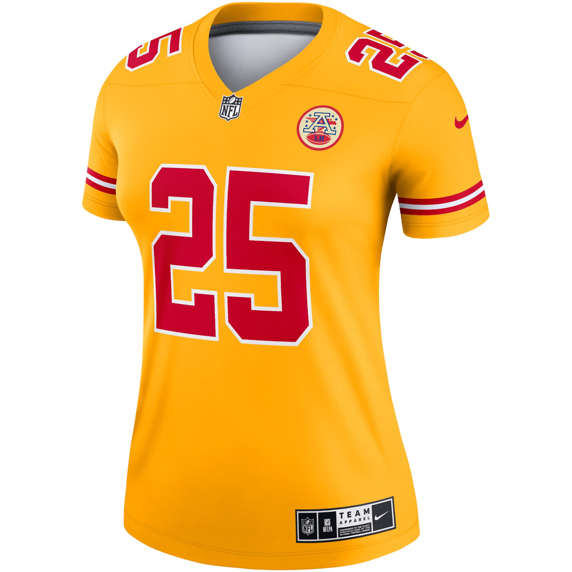 Clyde Edwards-Helaire Kansas City Chiefs Women's Inverted Legend Jersey - Gold