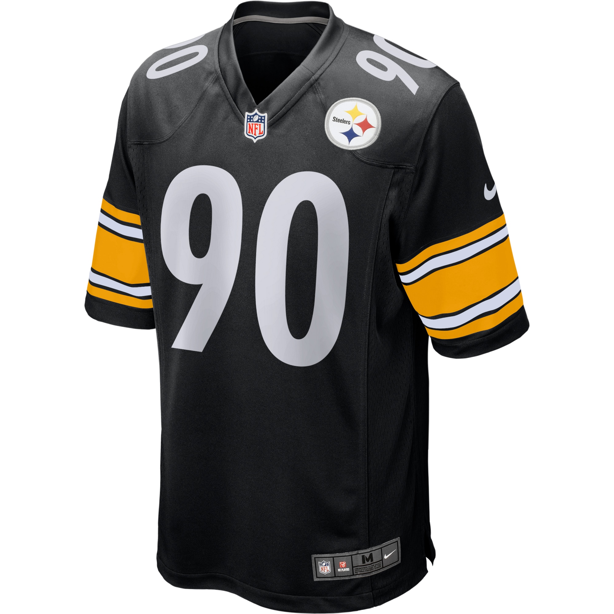 T.J. Watt Pittsburgh SteelersYouth Game Jersey - Black