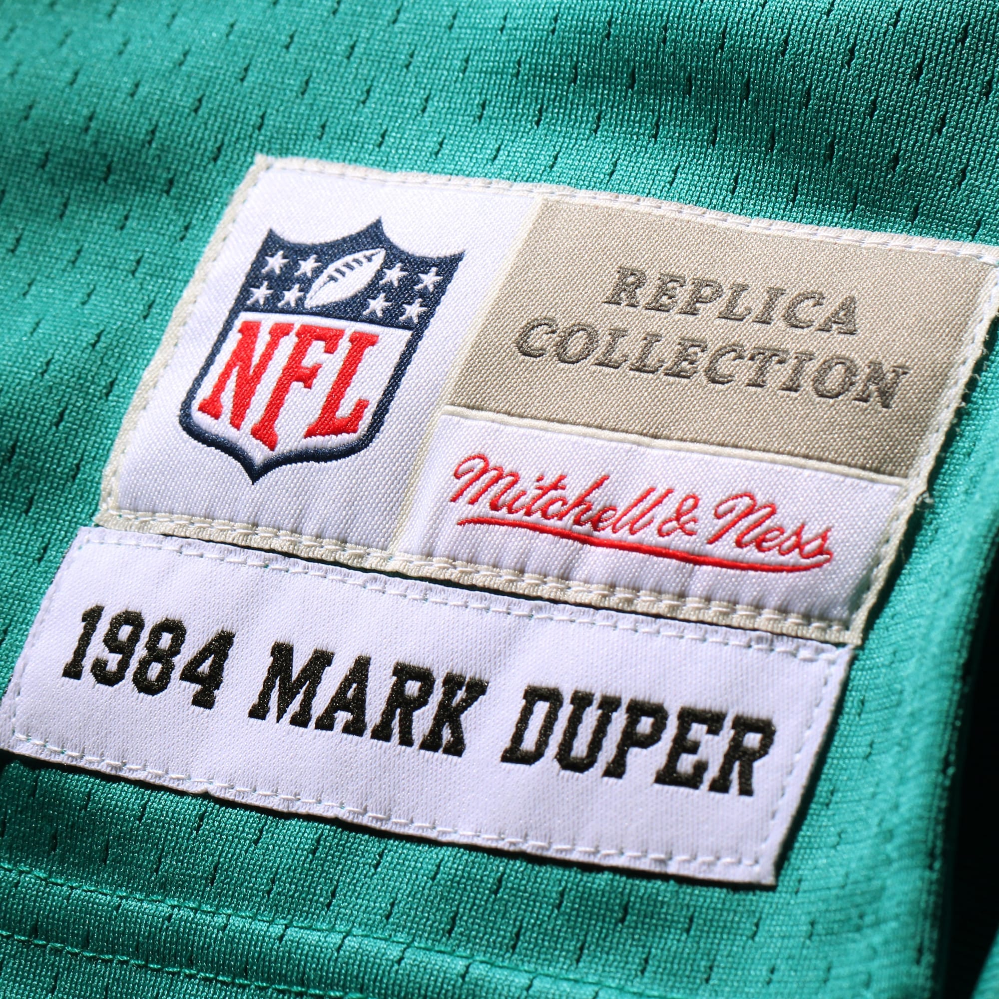 Mark Duper Miami Dolphins Mitchell & Ness 1984 Retired Player Legacy Replica Jersey - Aqua