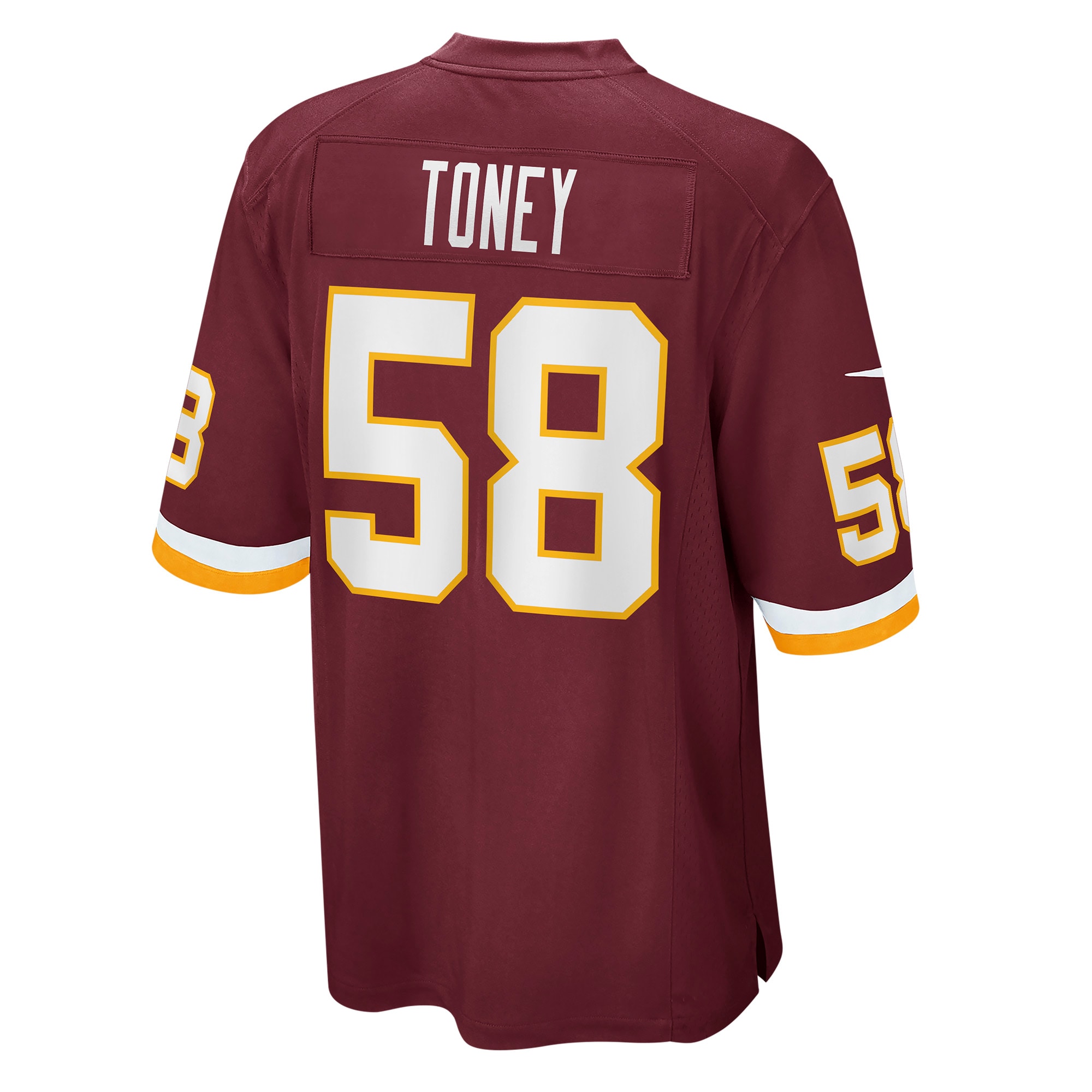 Shaka Toney Washington Football TeamGame Jersey - Burgundy