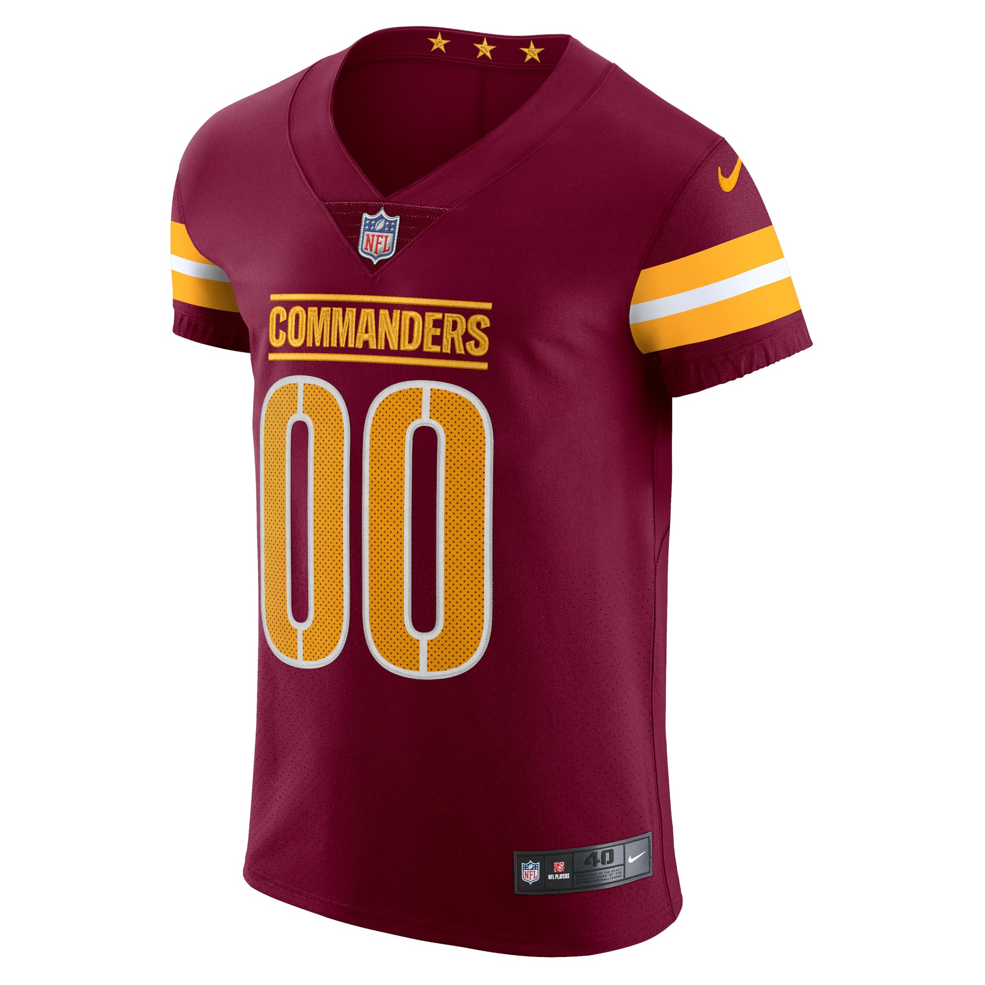 Washington CommandersVapor Untouchable Elite Custom Jersey - Burgundy