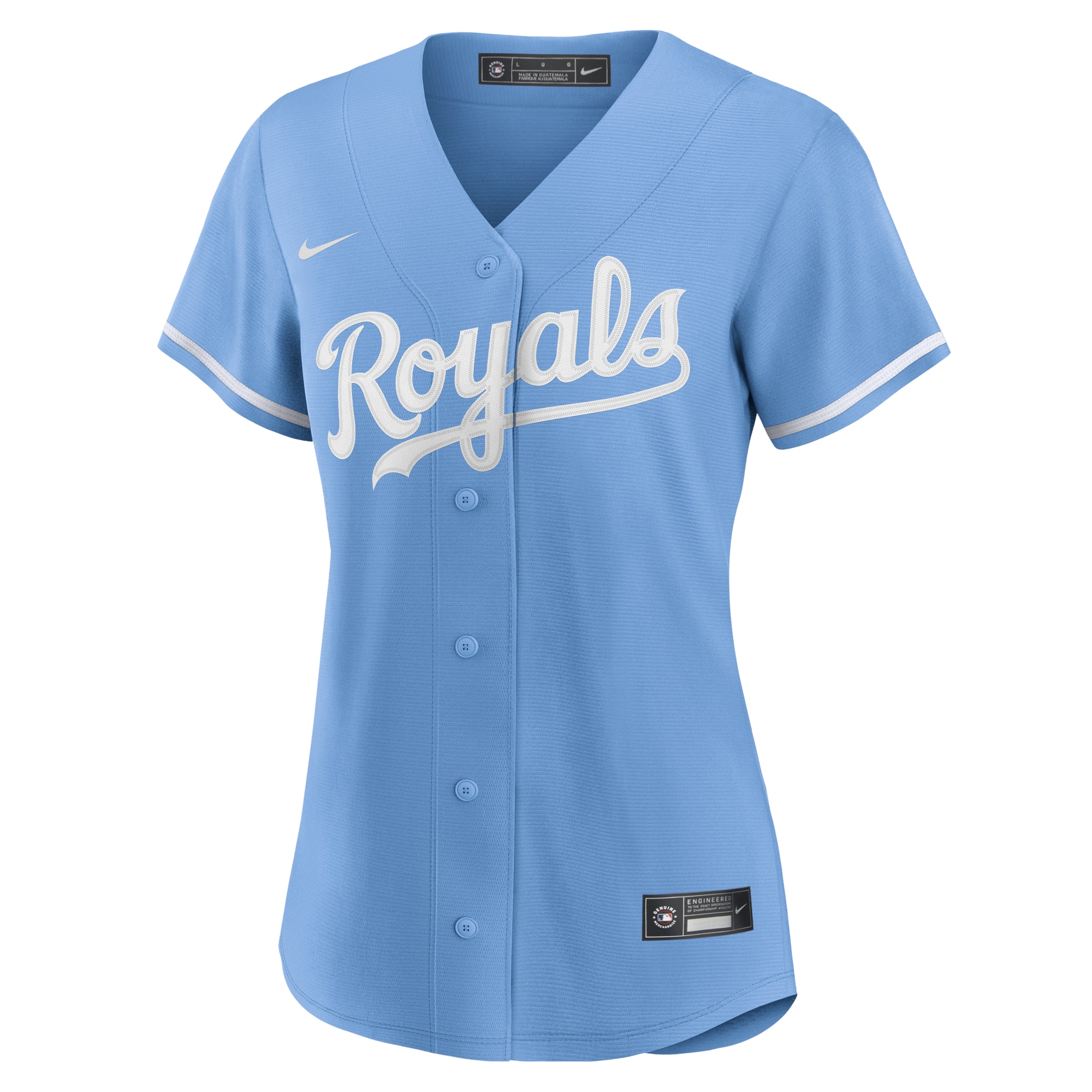 Kansas City Royals Women's Alternate Replica Team Logo Jersey - Light Blue