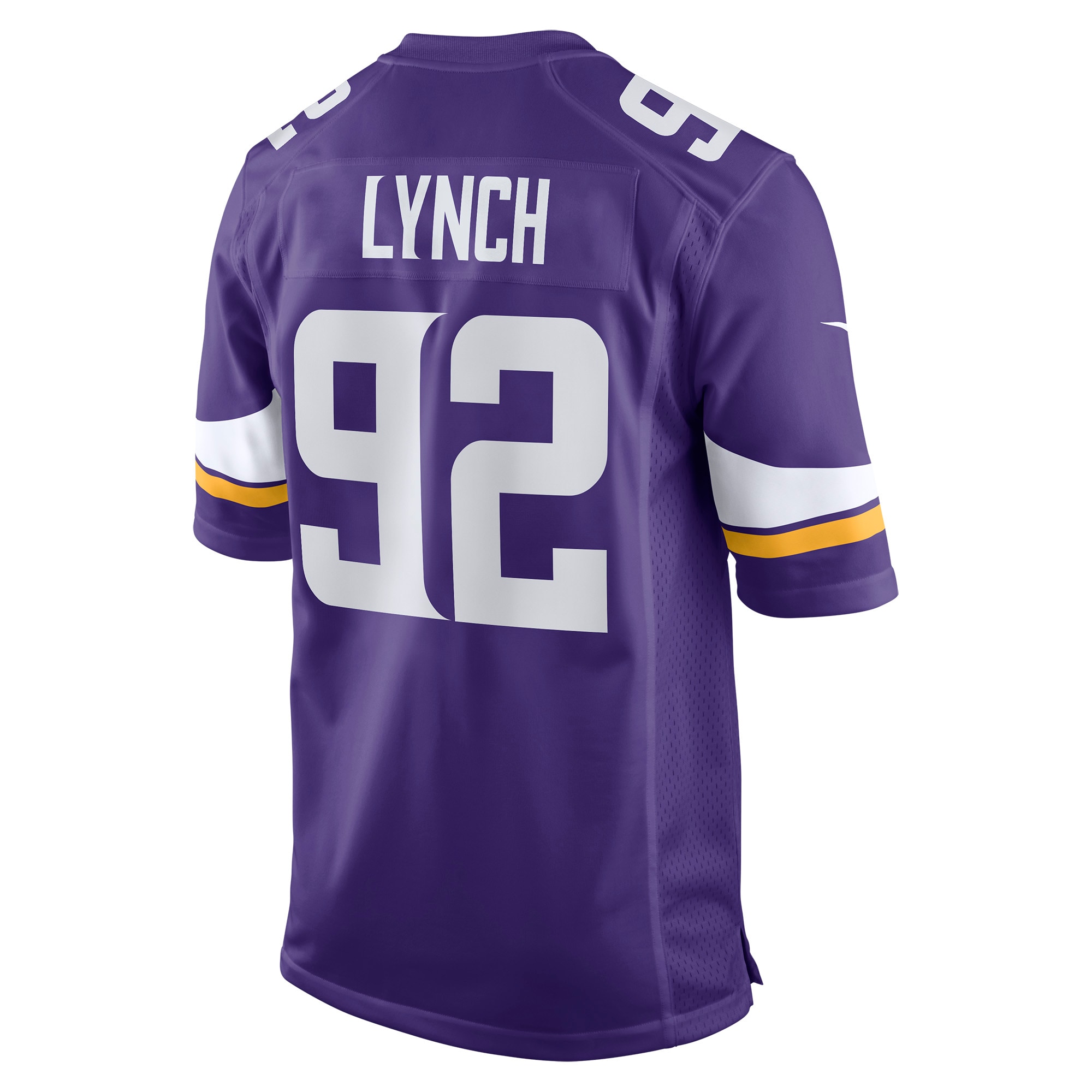 James Lynch Minnesota VikingsGame Player Jersey - Purple