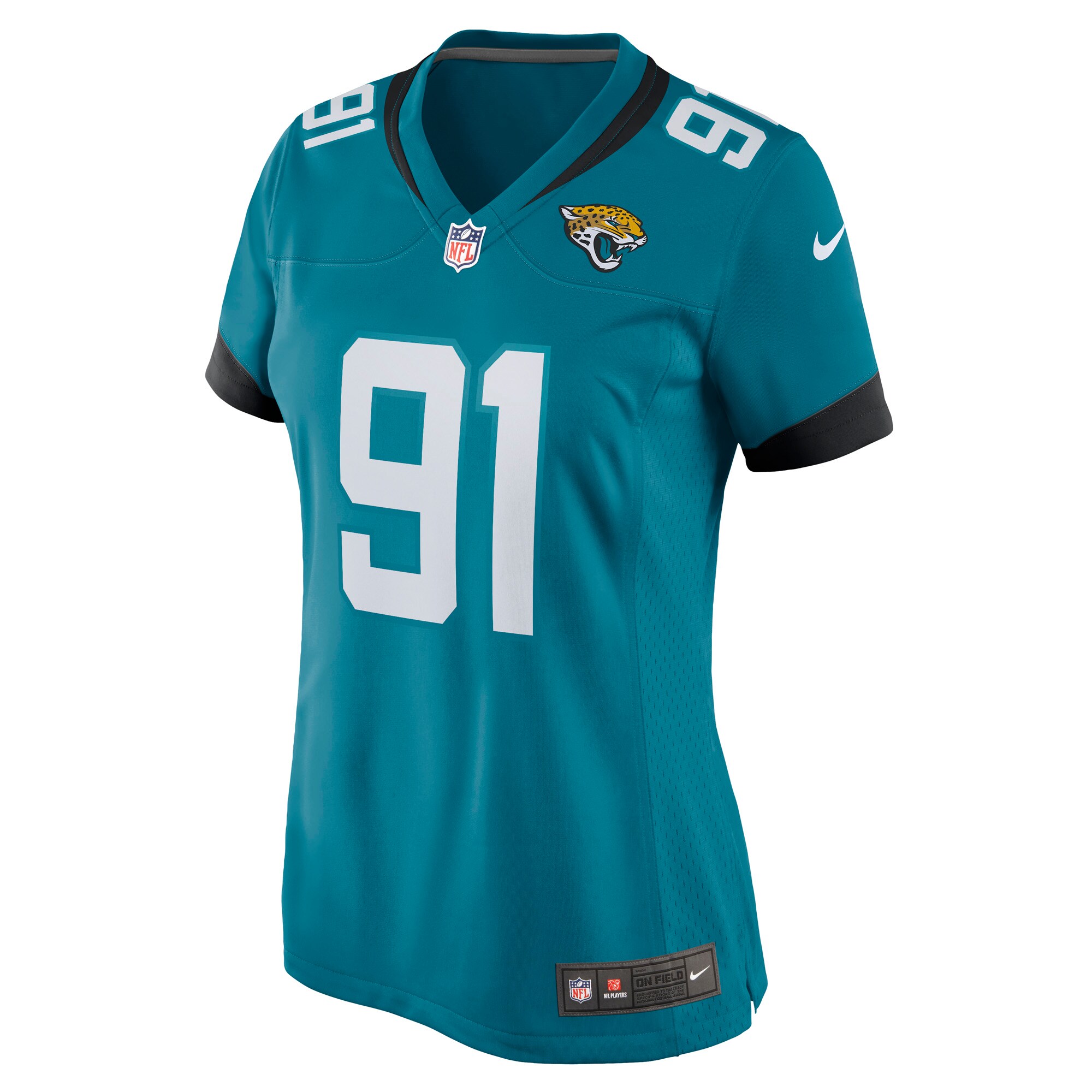 Dawuane Smoot Jacksonville Jaguars Women's Game Jersey - Teal