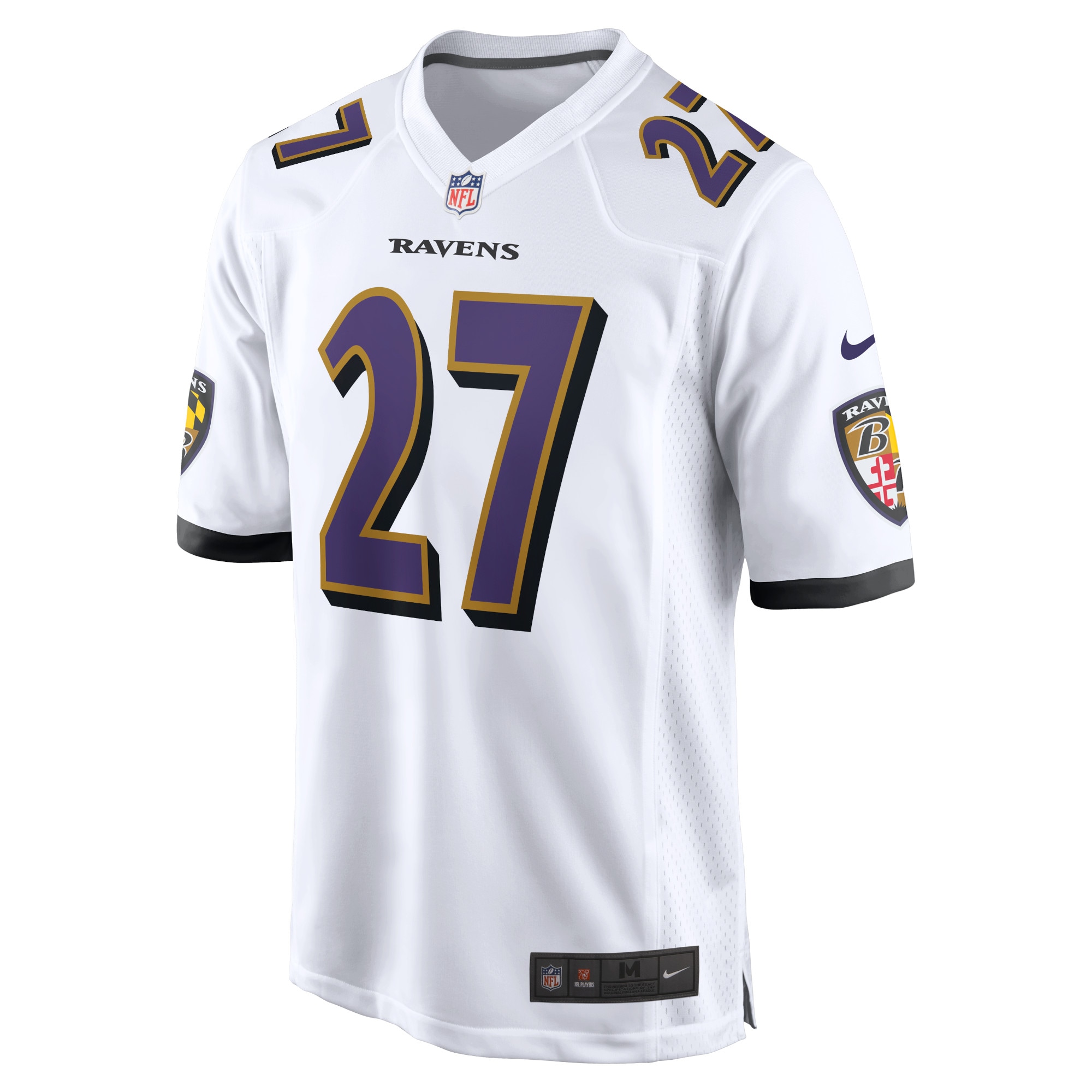 J.K. Dobbins Baltimore RavensGame Jersey - White