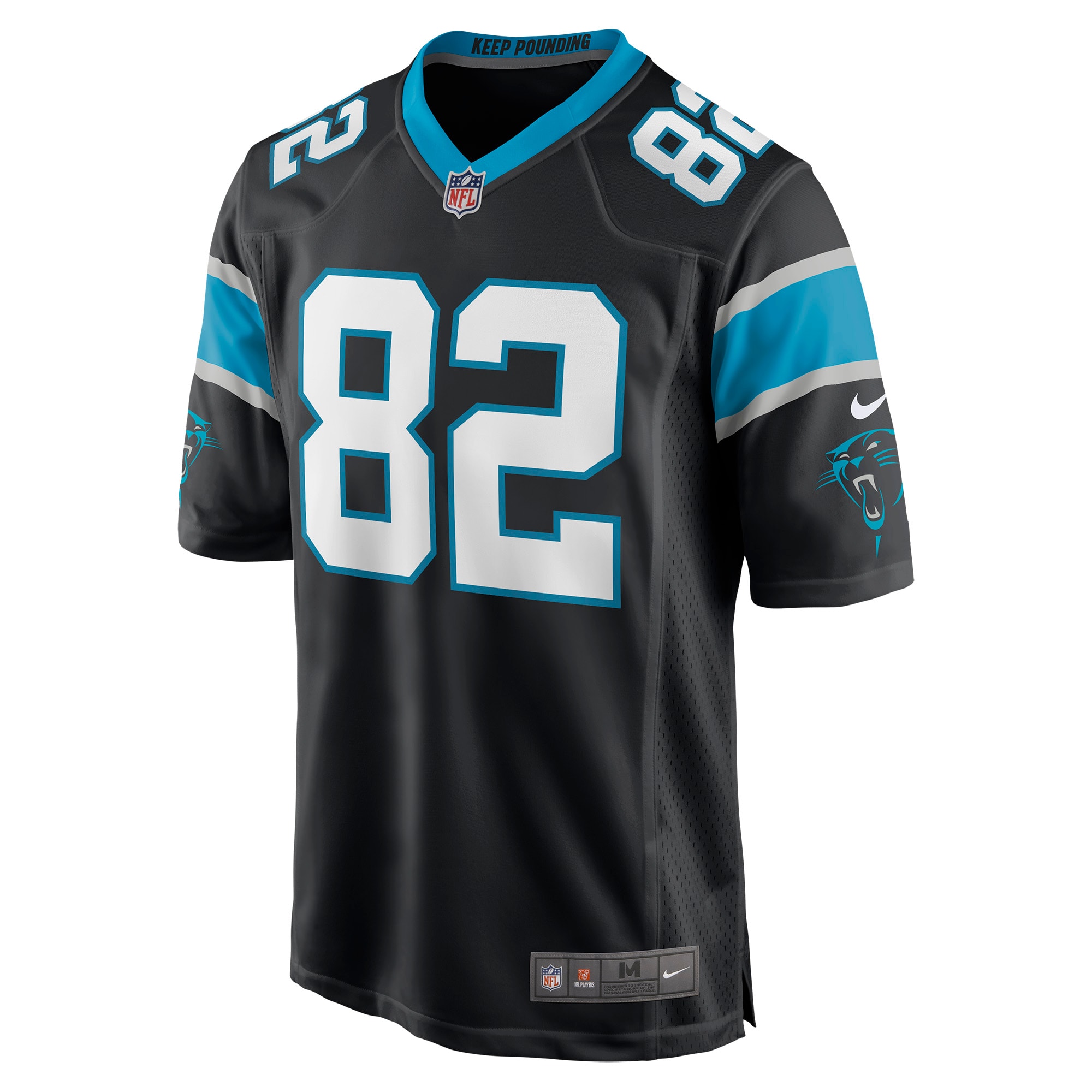 Tommy Tremble Carolina PanthersGame Jersey - Black