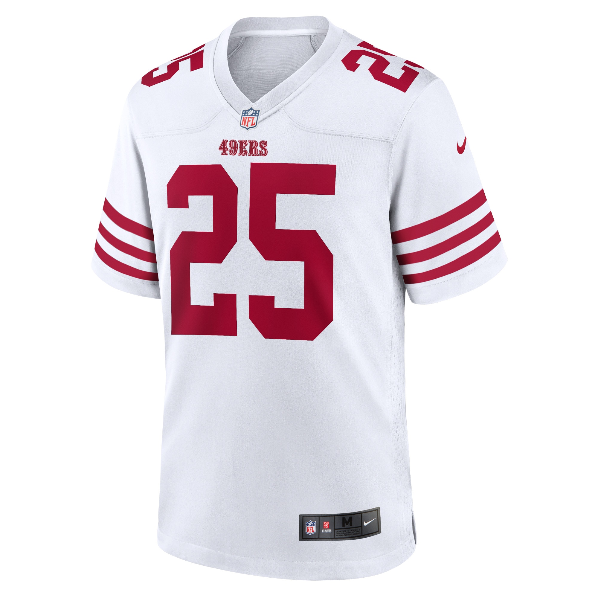 Elijah Mitchell San Francisco 49ersPlayer Game Jersey - White