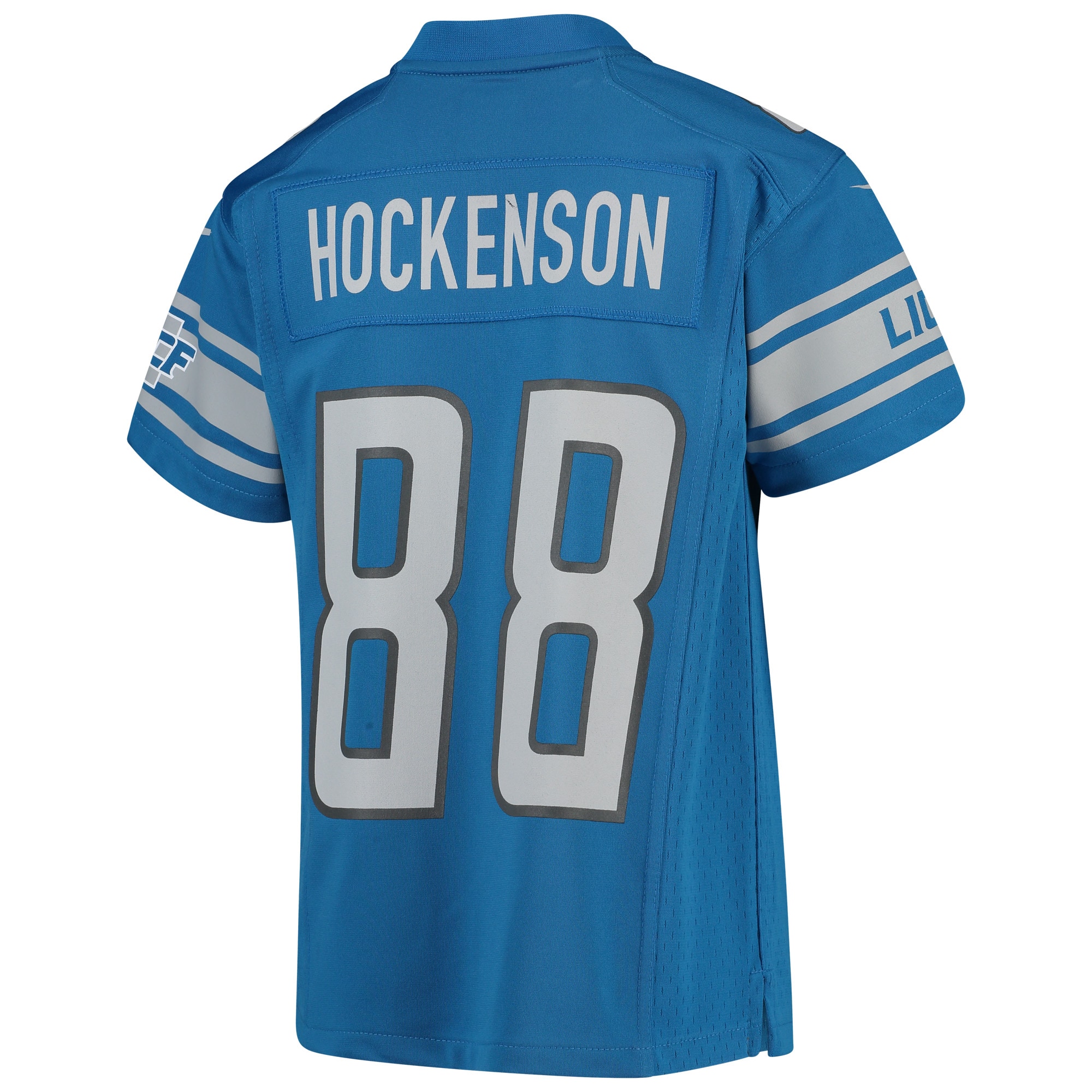 T.J. Hockenson Detroit LionsYouth Game Jersey - Blue