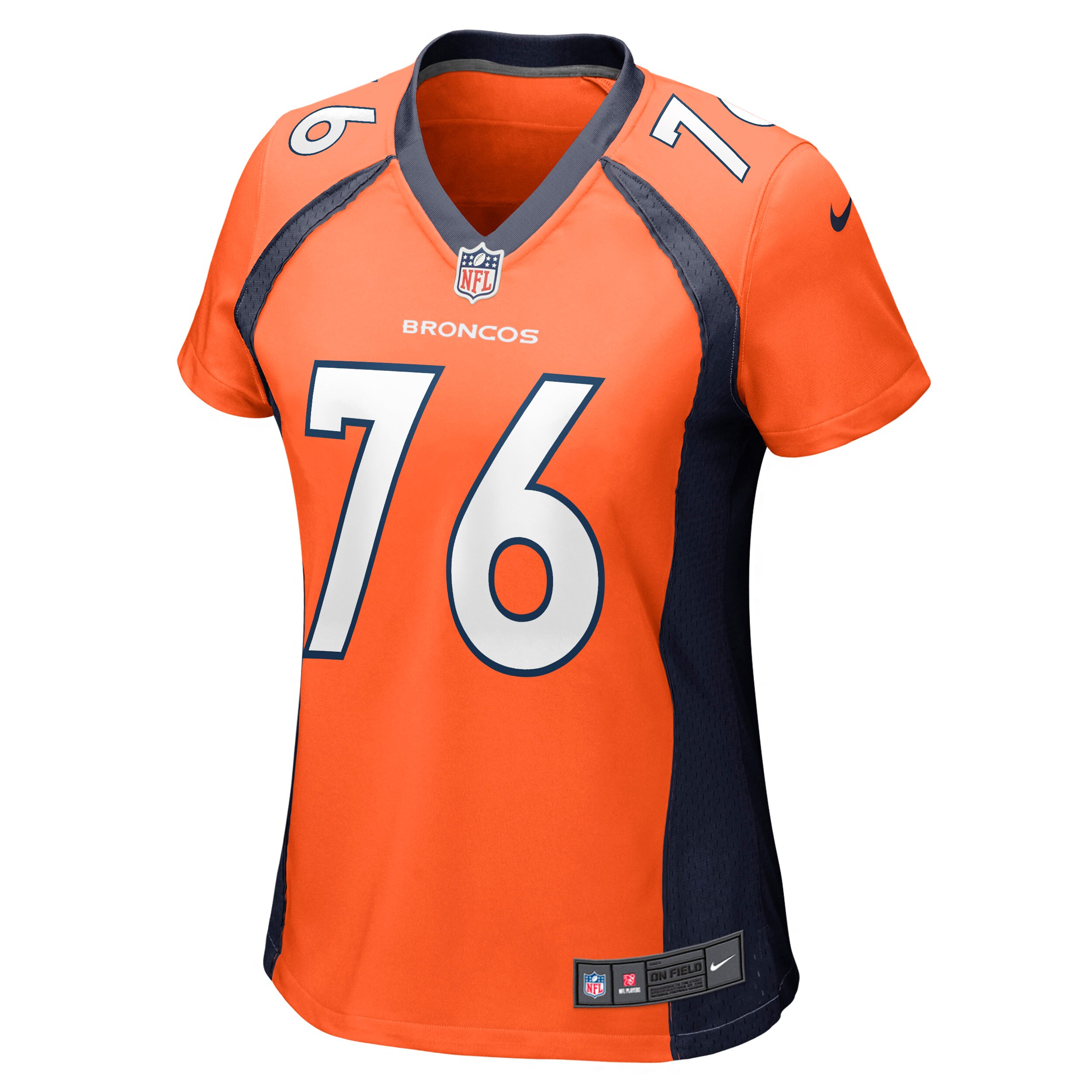 Calvin Anderson Denver Broncos Women's Game Jersey - Orange
