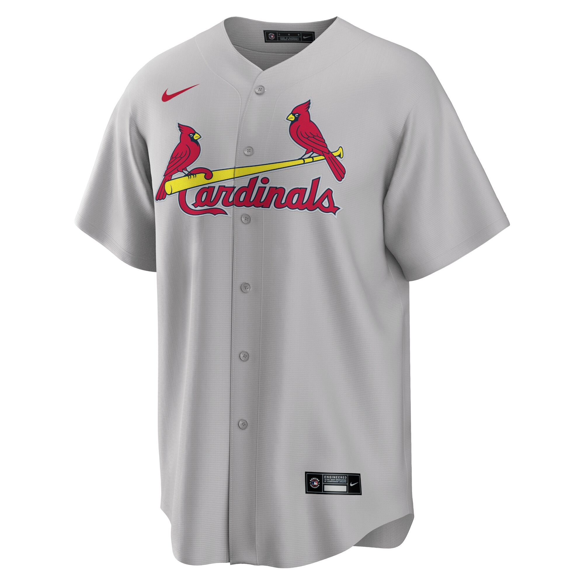 Yadier Molina St. Louis CardinalsRoad Replica Player Name Jersey - Gray