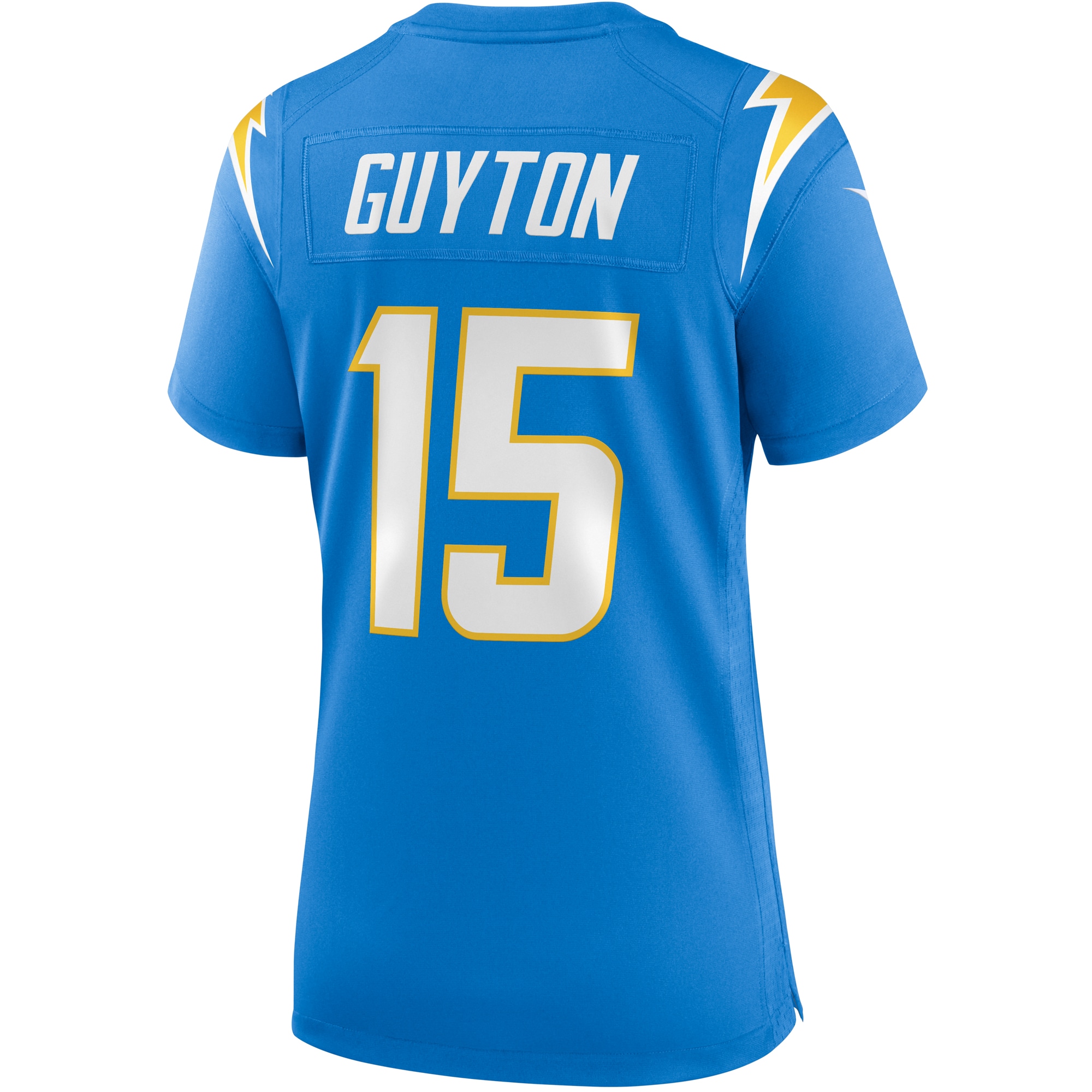 Jalen Guyton Los Angeles Chargers Women's Player Game Jersey - Powder Blue