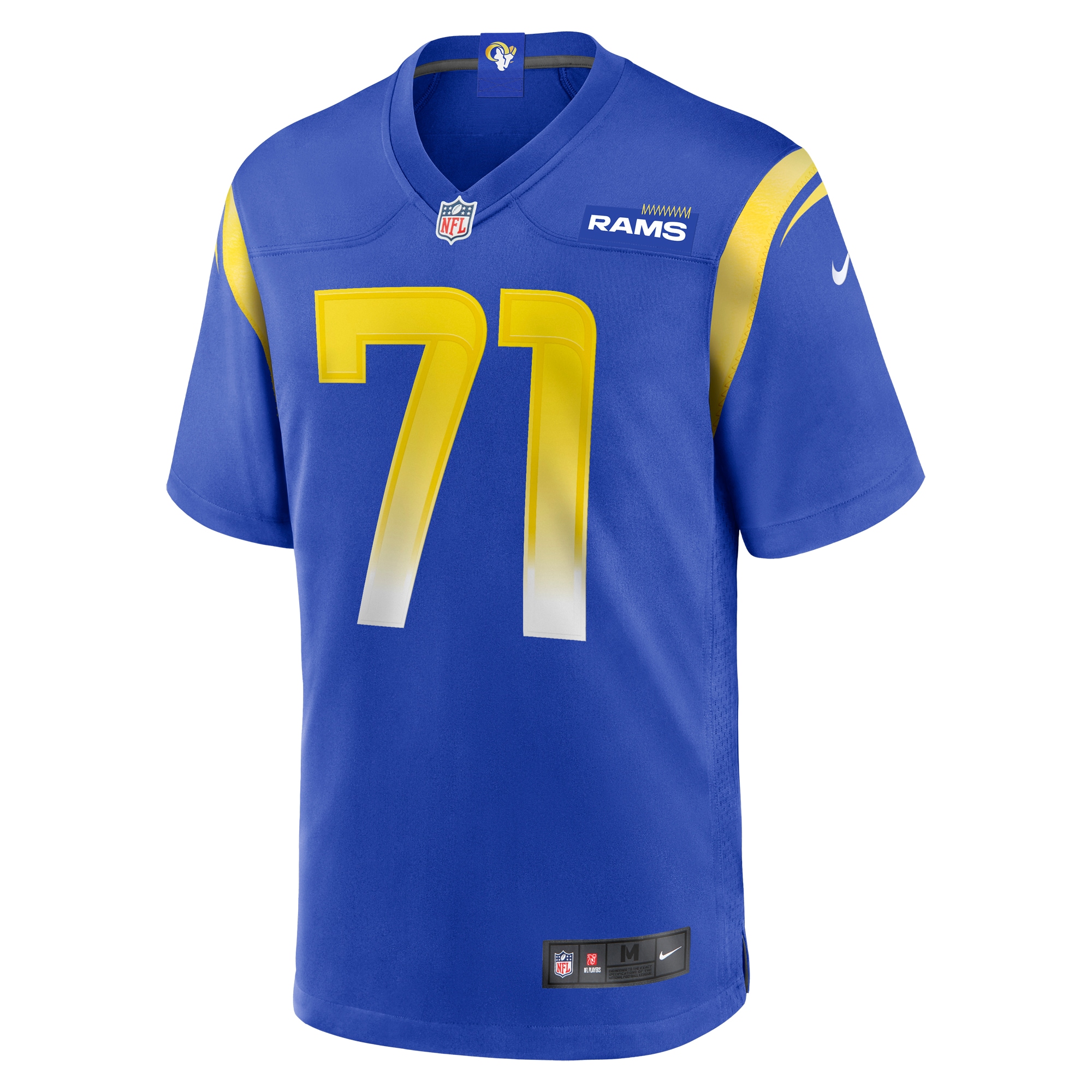 Warren McClendon Jr. Los Angeles RamsTeam Game Jersey - Royal