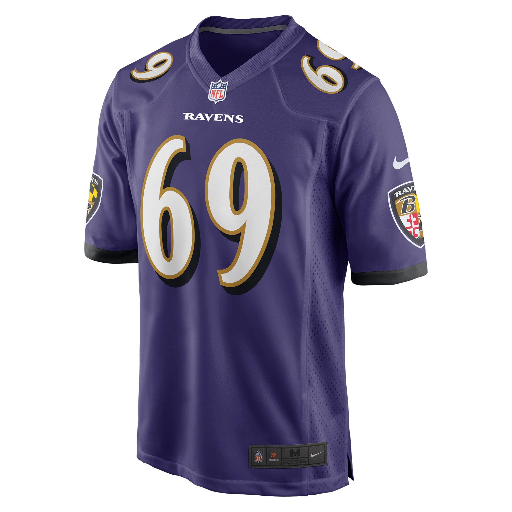Kahlil McKenzie Baltimore RavensGame Jersey - Purple