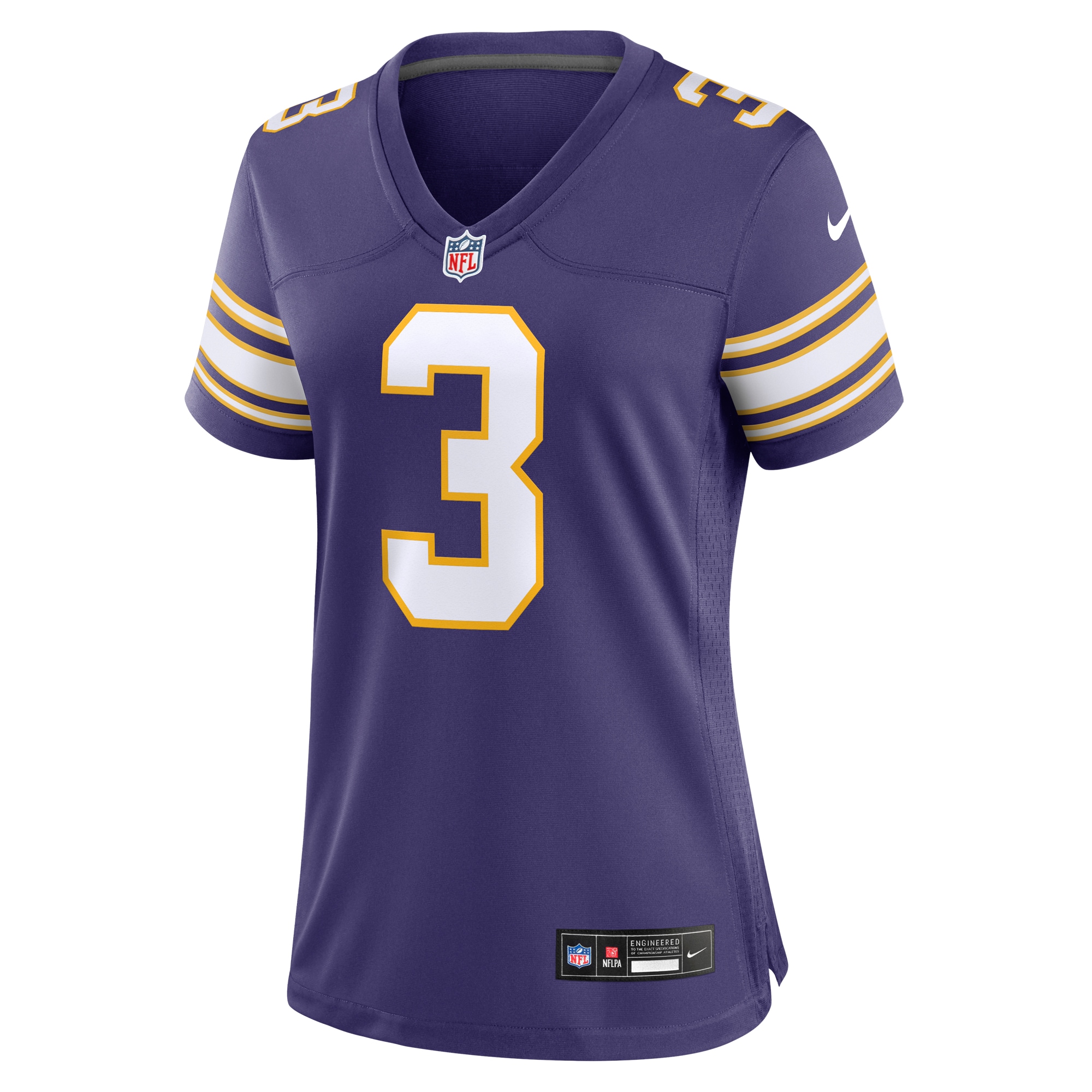 Jordan Addison Minnesota Vikings Women's Classic Player Game Jersey - Purple