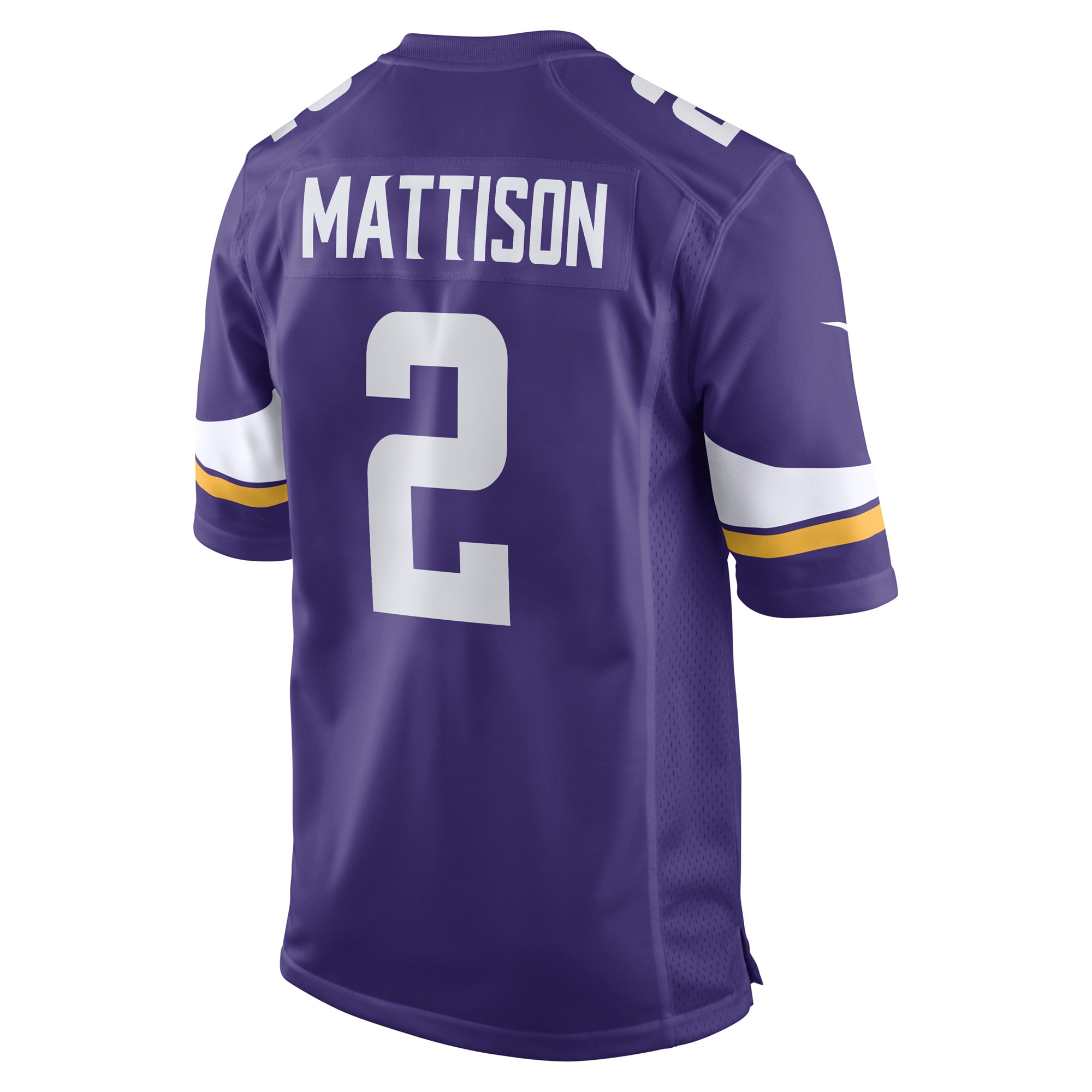 Alexander Mattison Minnesota VikingsGame Player Jersey - Purple