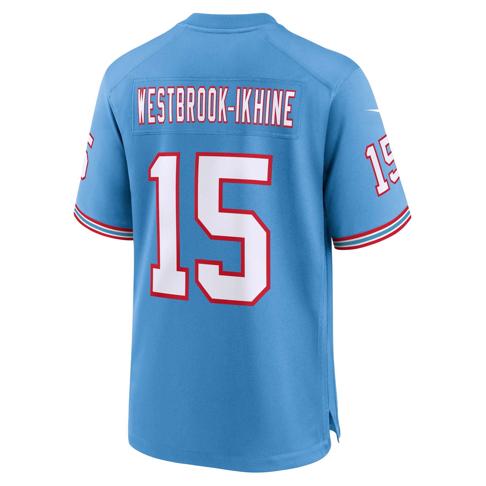 Nick Westbrook-Ikhine Tennessee TitansOilers Throwback Player Game Jersey - Light Blue