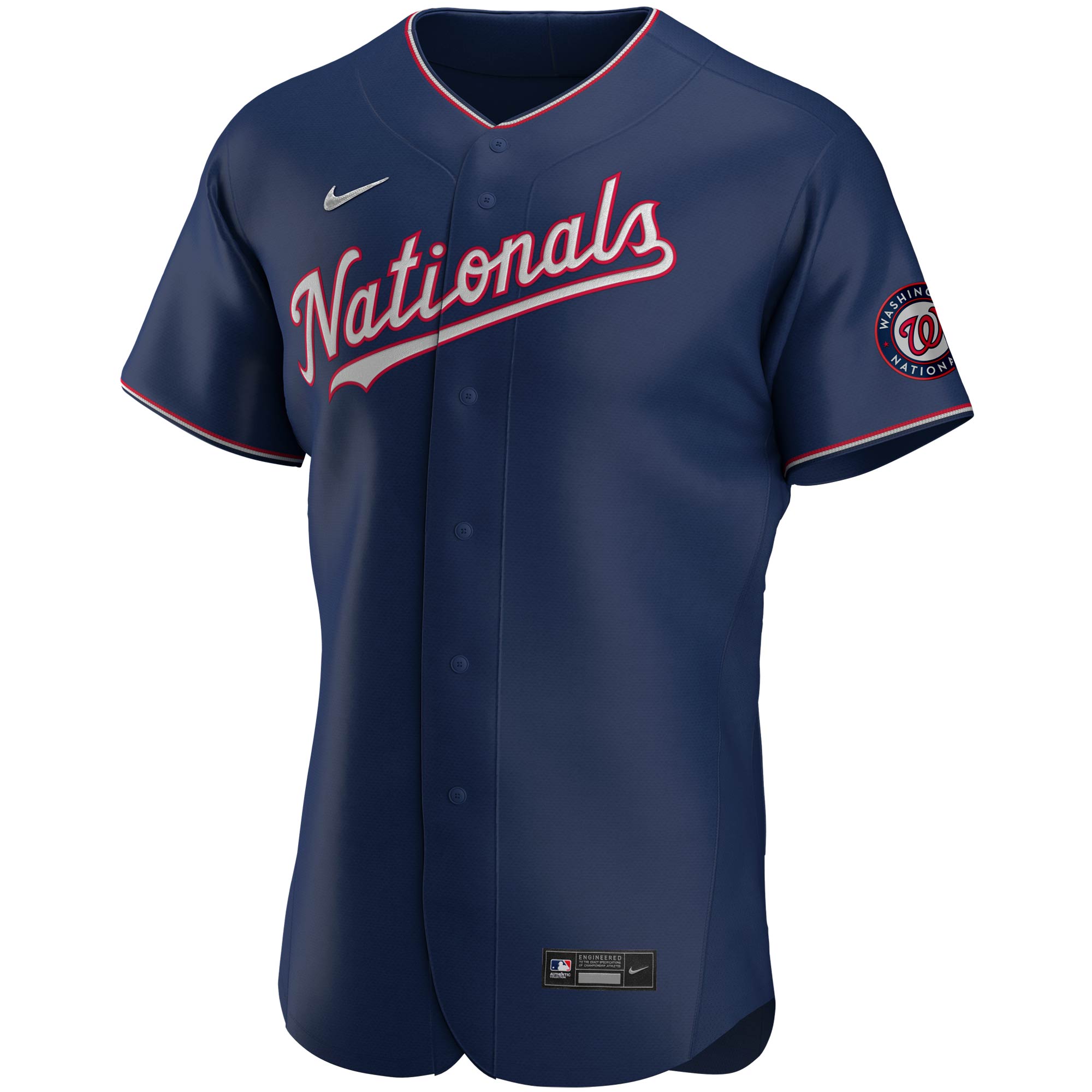 Washington NationalsAlternate Authentic Team Jersey - Navy