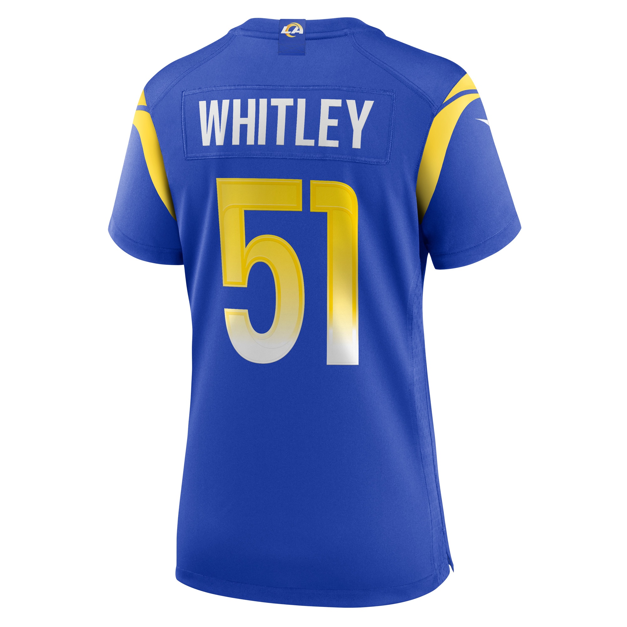 Benton Whitley Los Angeles Rams Women's Game Player Jersey - Royal