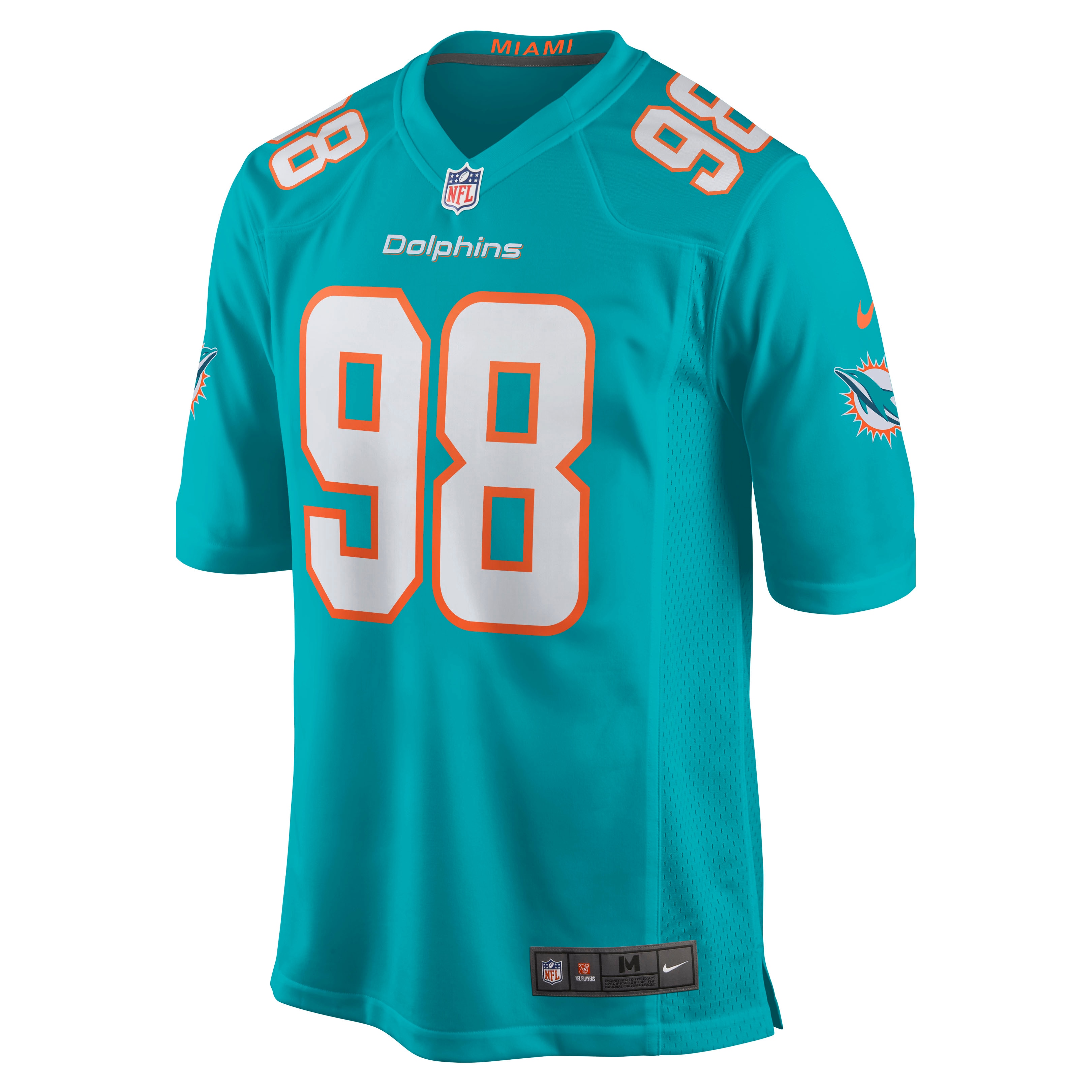 Raekwon Davis Miami DolphinsGame Jersey - Aqua