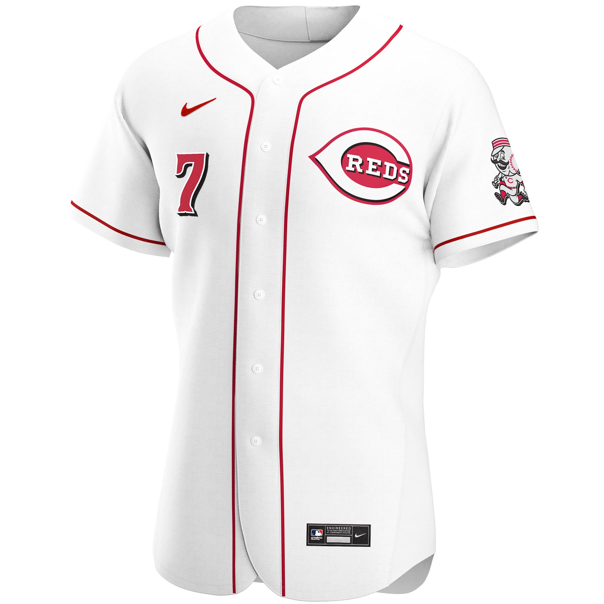 Eugenio Suarez Cincinnati RedsHome Authentic Player Jersey - White