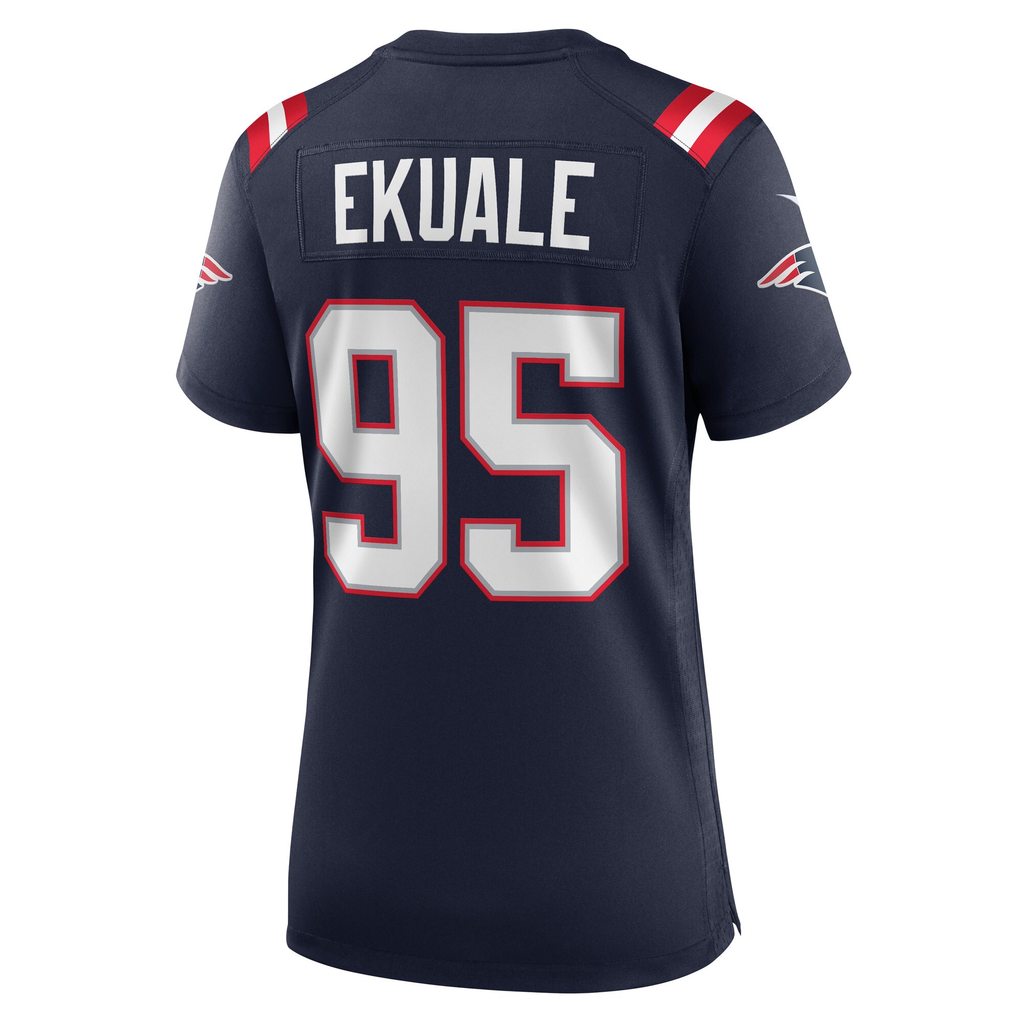 Daniel Ekuale New England Patriots Women's Game Player Jersey - Navy