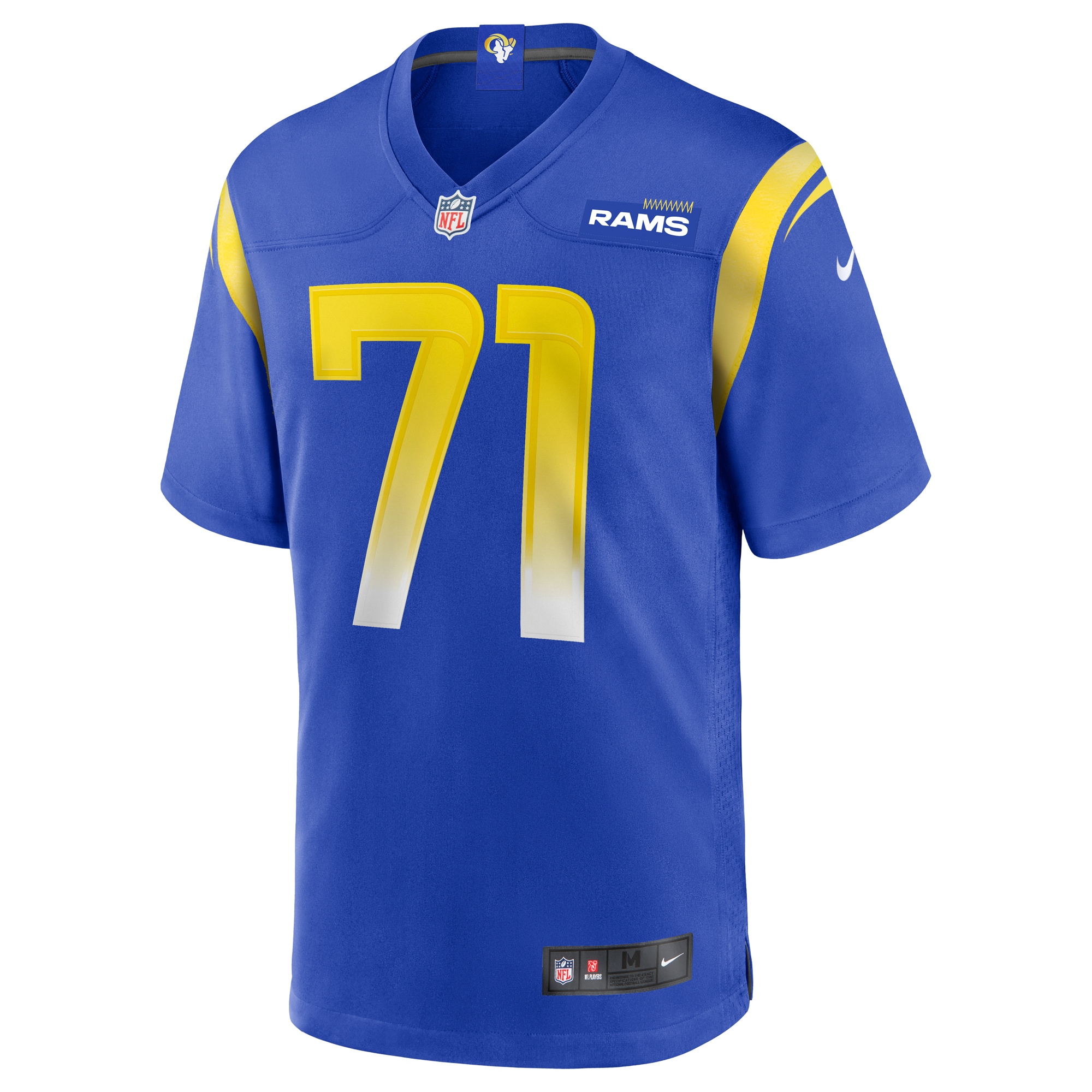 Bobby Evans Los Angeles RamsGame Jersey - Royal