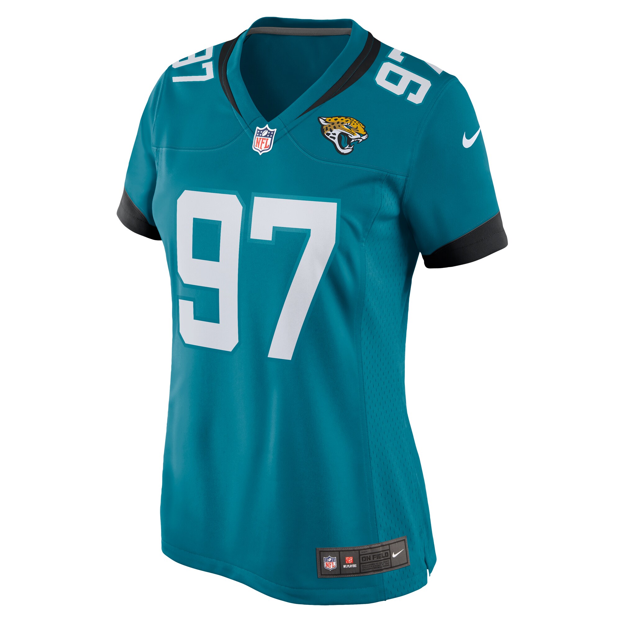 Nick Thurman Jacksonville Jaguars Women's Home Game Player Jersey - Teal