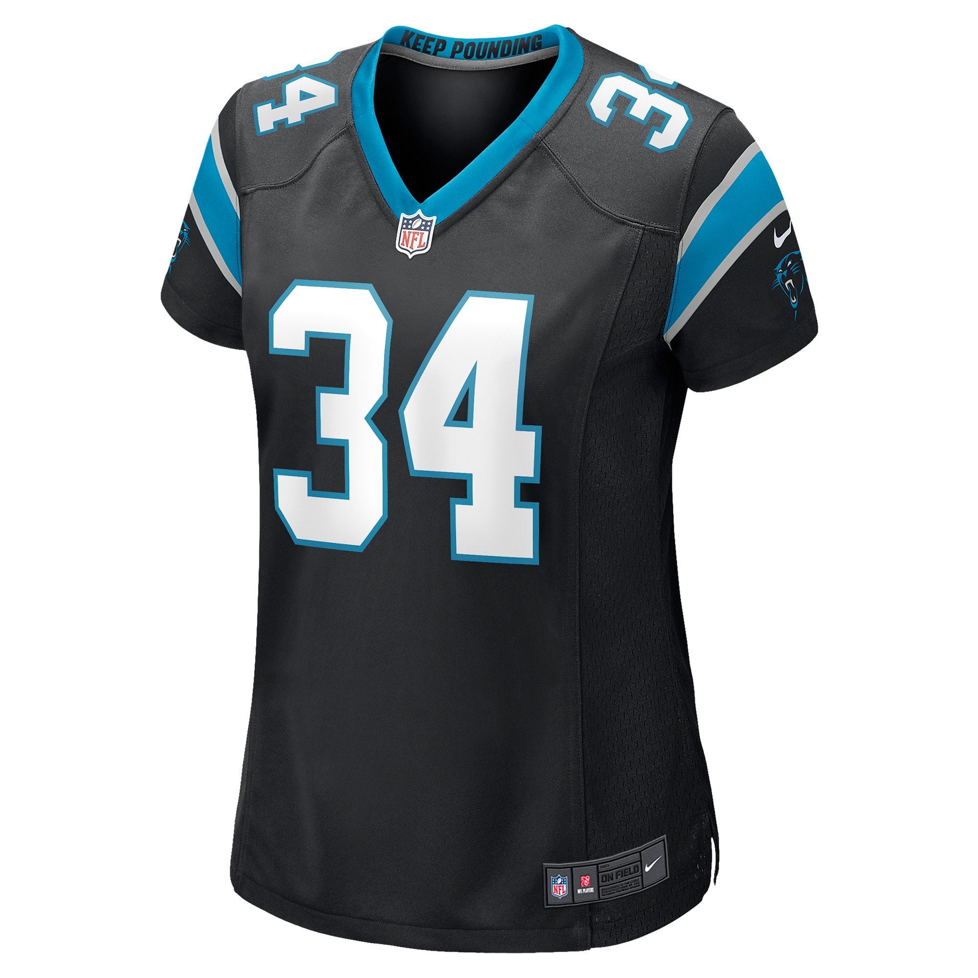 Sean Chandler Carolina Panthers Women's Game Jersey - Black