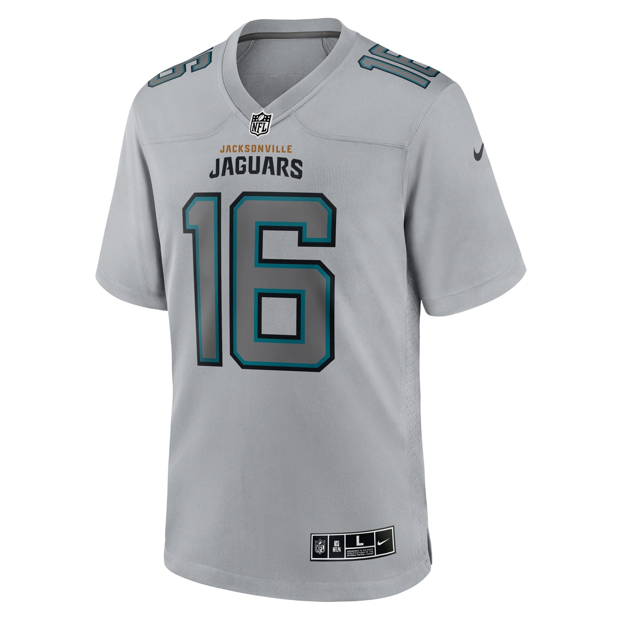 Trevor Lawrence Jacksonville JaguarsAtmosphere Fashion Game Jersey - Gray