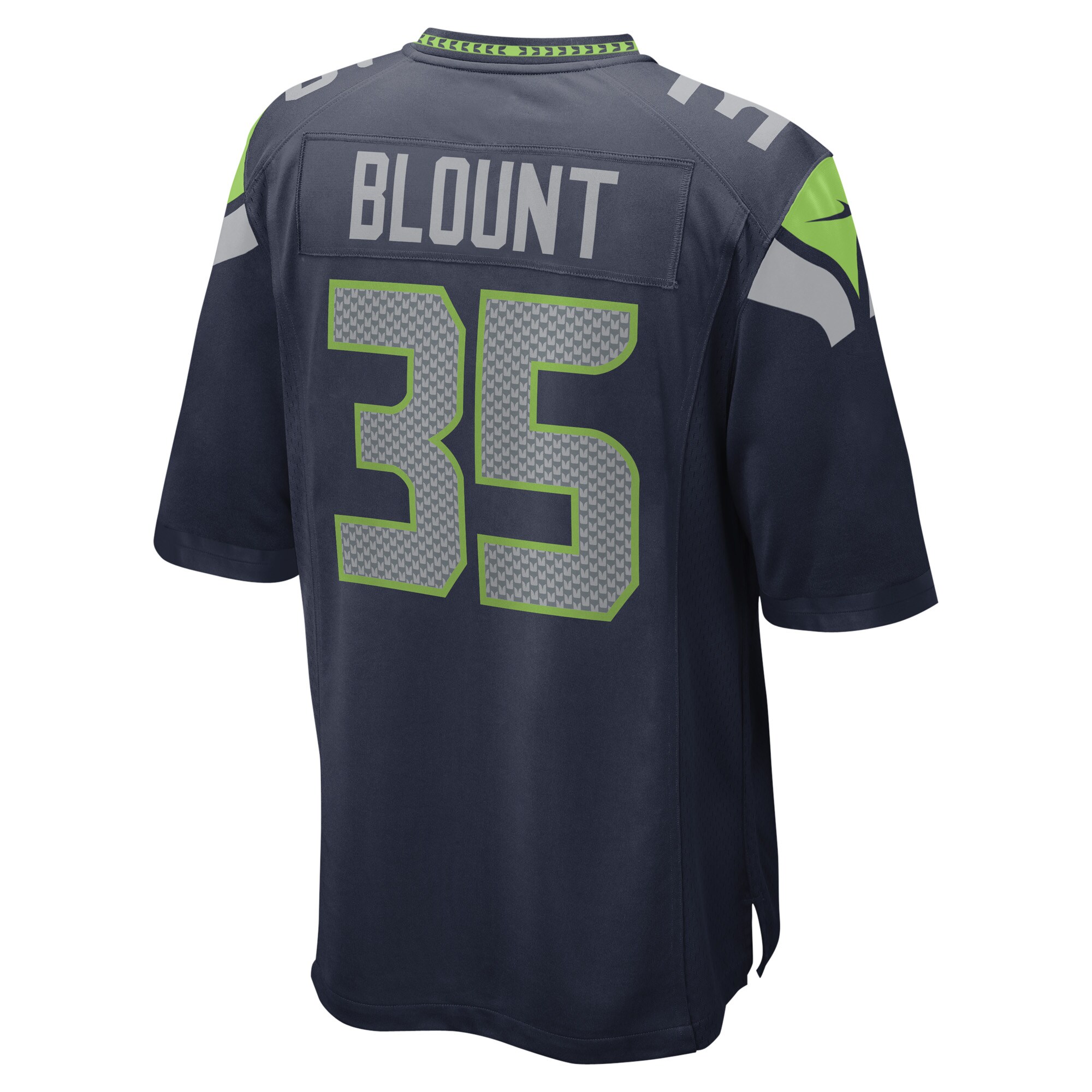 Joey Blount Seattle SeahawksGame Player Jersey - College Navy