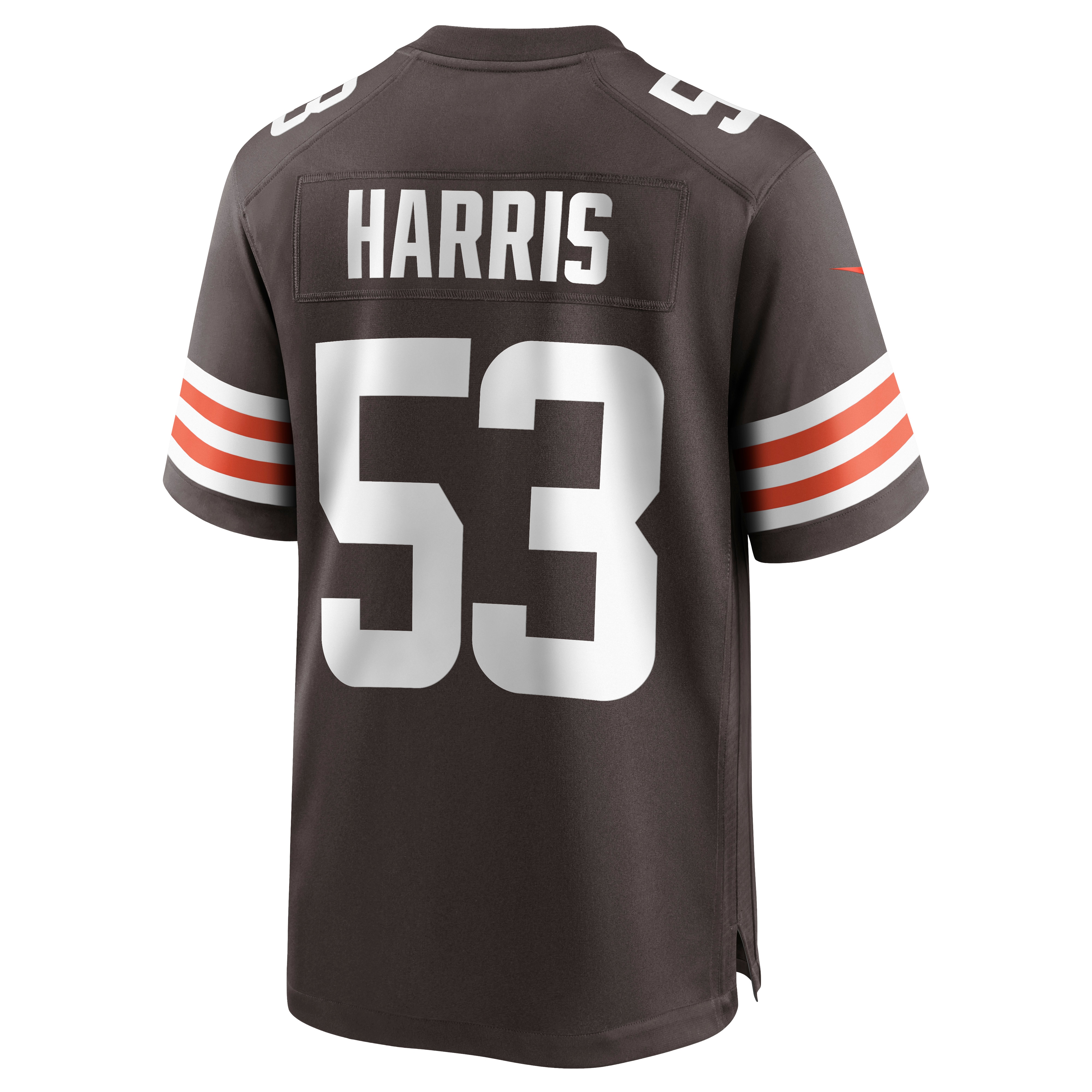 Nick Harris Cleveland BrownsGame Jersey - Brown