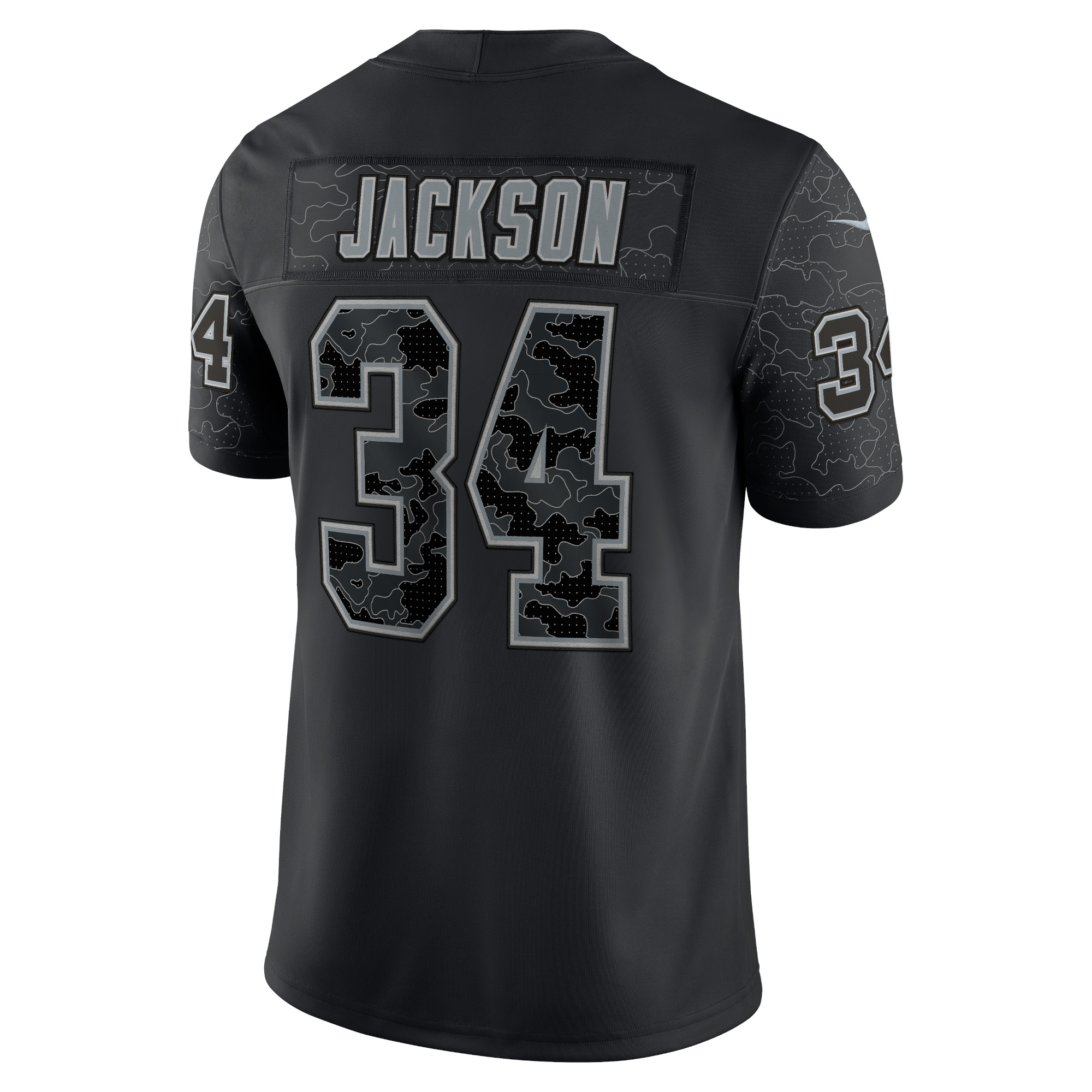 Bo Jackson Las Vegas RaidersRetired Player RFLCTV Limited Jersey - Black